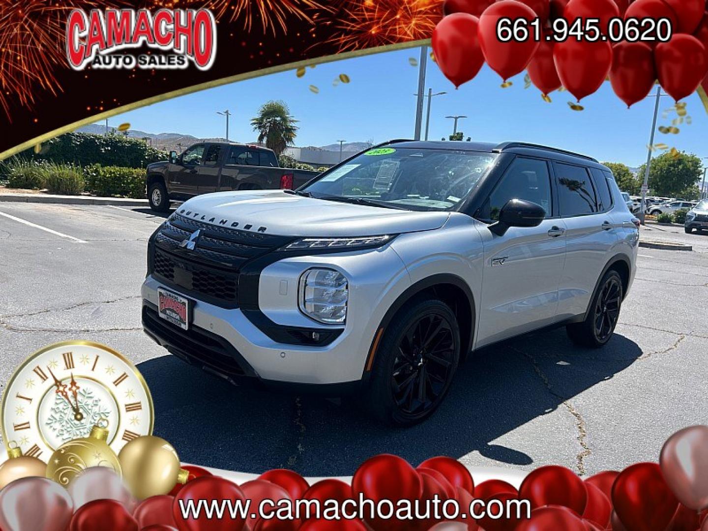 2025 GRAY Mitsubishi Outlander Plug-In Hybrid (JA4T5WA97SZ) with an 4-Cyl Hybrid 2.4 Liter engine, Automatic 1-Spd transmission, located at 412 Auto Vista Drive, Palmdale, CA, 93551, (661) 945-0620, 34.592636, -118.136681 - Photo#2