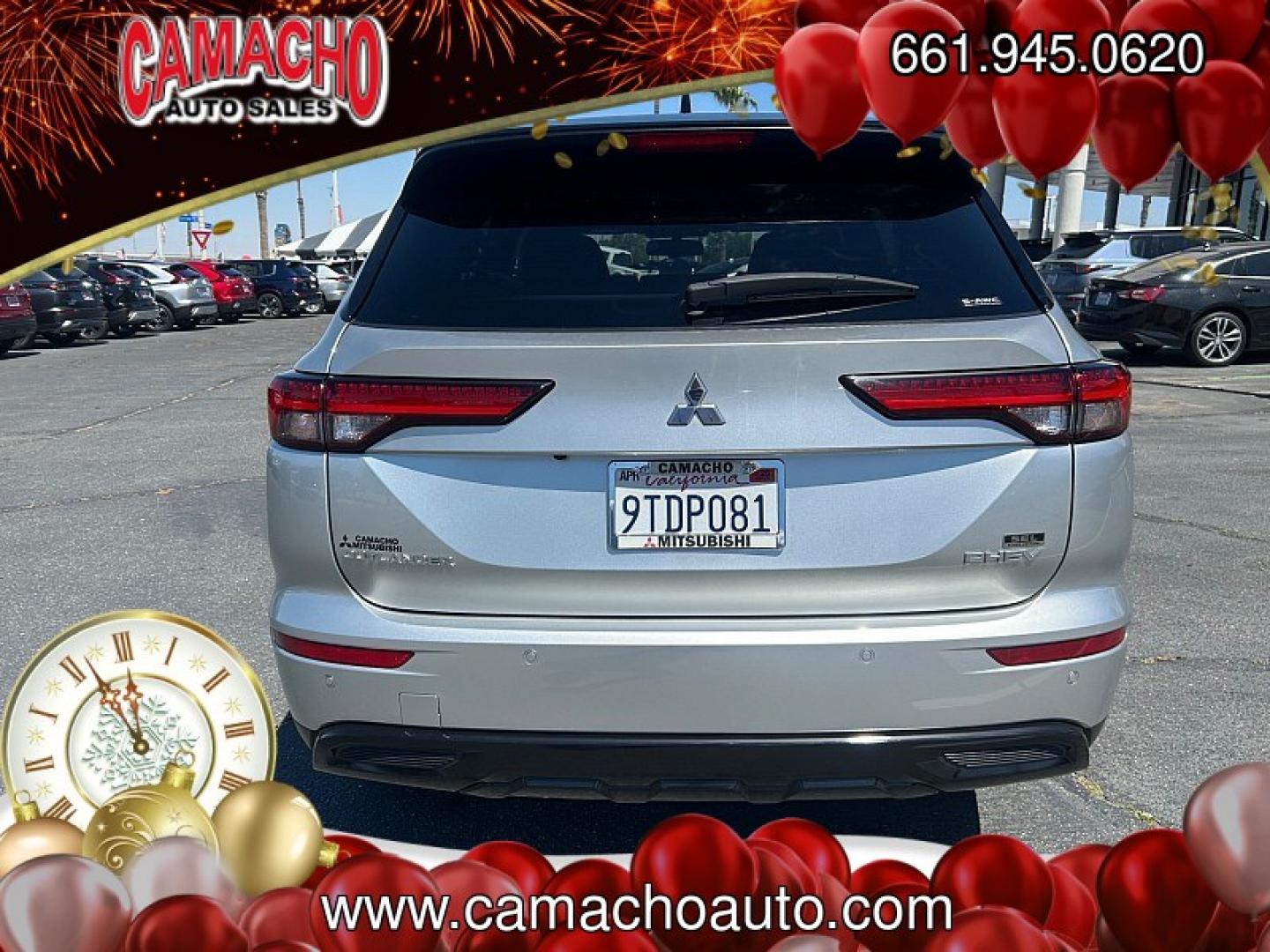 2025 GRAY Mitsubishi Outlander Plug-In Hybrid (JA4T5WA97SZ) with an 4-Cyl Hybrid 2.4 Liter engine, Automatic 1-Spd transmission, located at 412 Auto Vista Drive, Palmdale, CA, 93551, (661) 945-0620, 34.592636, -118.136681 - Photo#5