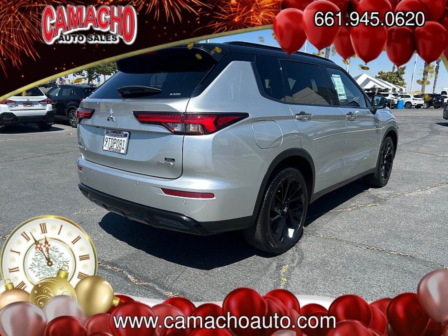 2025 GRAY Mitsubishi Outlander Plug-In Hybrid (JA4T5WA97SZ) with an 4-Cyl Hybrid 2.4 Liter engine, Automatic 1-Spd transmission, located at 412 Auto Vista Drive, Palmdale, CA, 93551, (661) 945-0620, 34.592636, -118.136681 - Photo#6