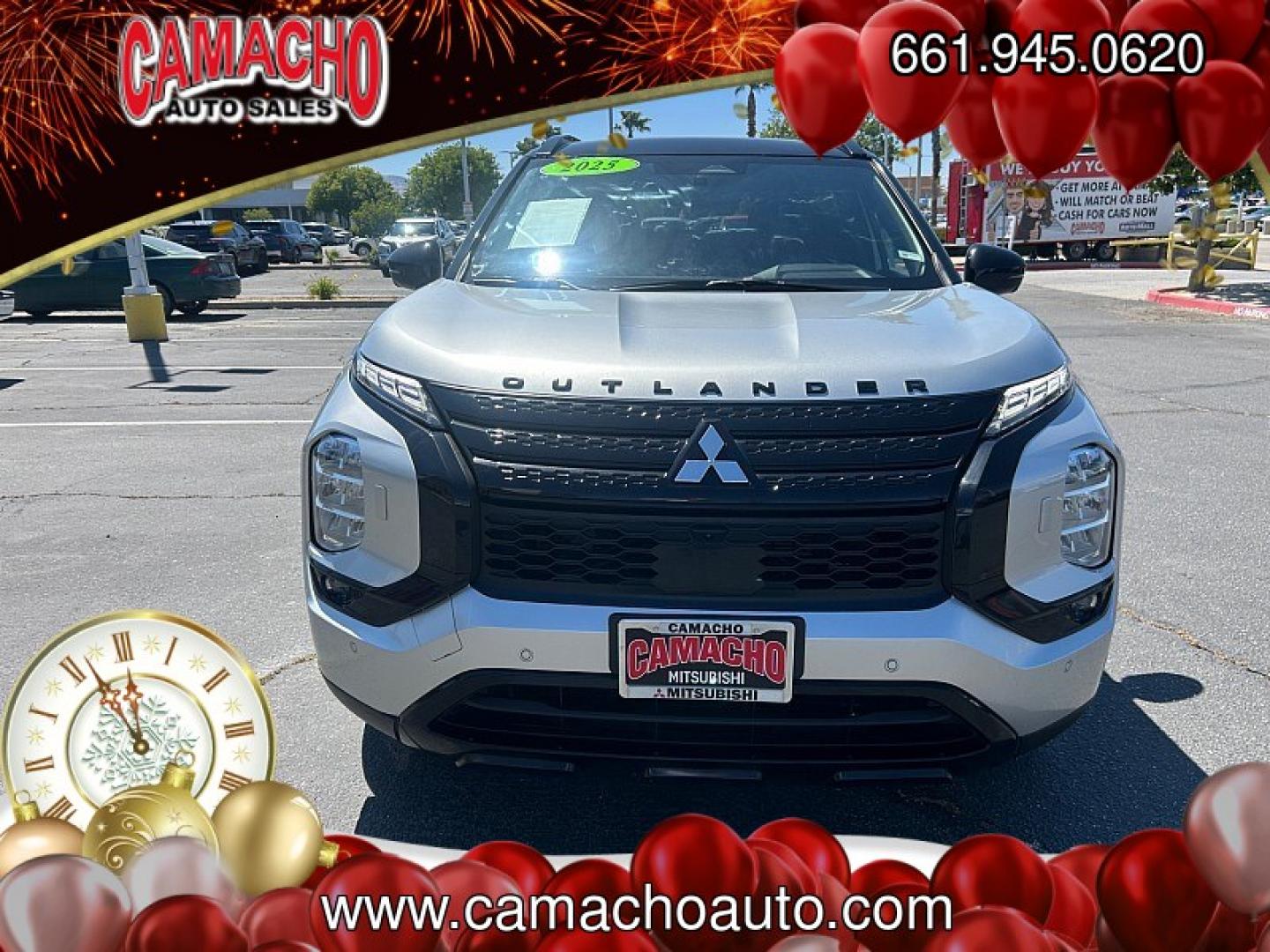 2025 GRAY Mitsubishi Outlander Plug-In Hybrid (JA4T5WA97SZ) with an 4-Cyl Hybrid 2.4 Liter engine, Automatic 1-Spd transmission, located at 412 Auto Vista Drive, Palmdale, CA, 93551, (661) 945-0620, 34.592636, -118.136681 - Photo#1