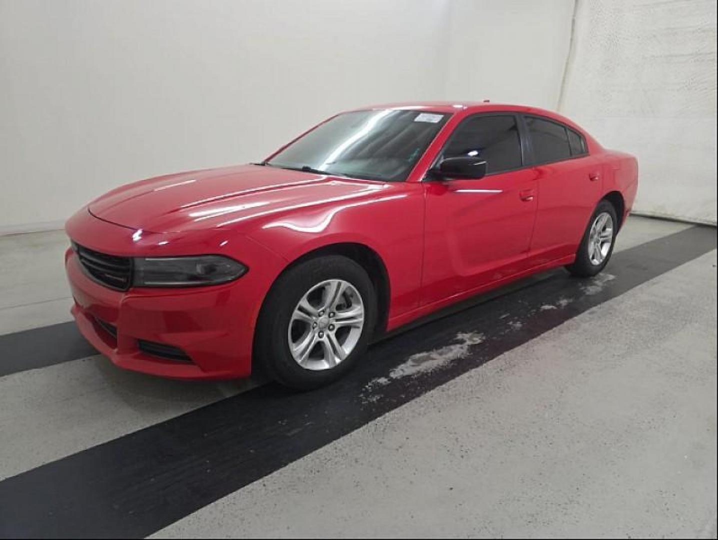 2023 RED Dodge Charger (2C3CDXBG6PH) with an V6 3.6 Liter engine, Automatic 8-Spd w/AutoStick transmission, located at 412 Auto Vista Drive, Palmdale, CA, 93551, (661) 945-0620, 34.592636, -118.136681 - Photo#0