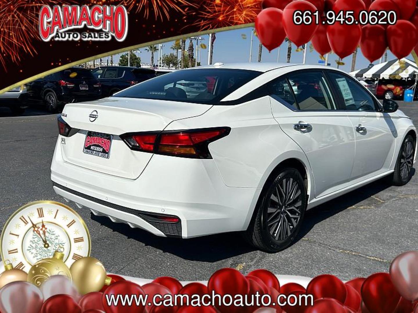 2025 WHITE Nissan Altima (1N4BL4DV6SN) with an 4-Cyl 2.5 Liter engine, Automatic CVT transmission, located at 412 Auto Vista Drive, Palmdale, CA, 93551, (661) 945-0620, 34.592636, -118.136681 - Photo#1