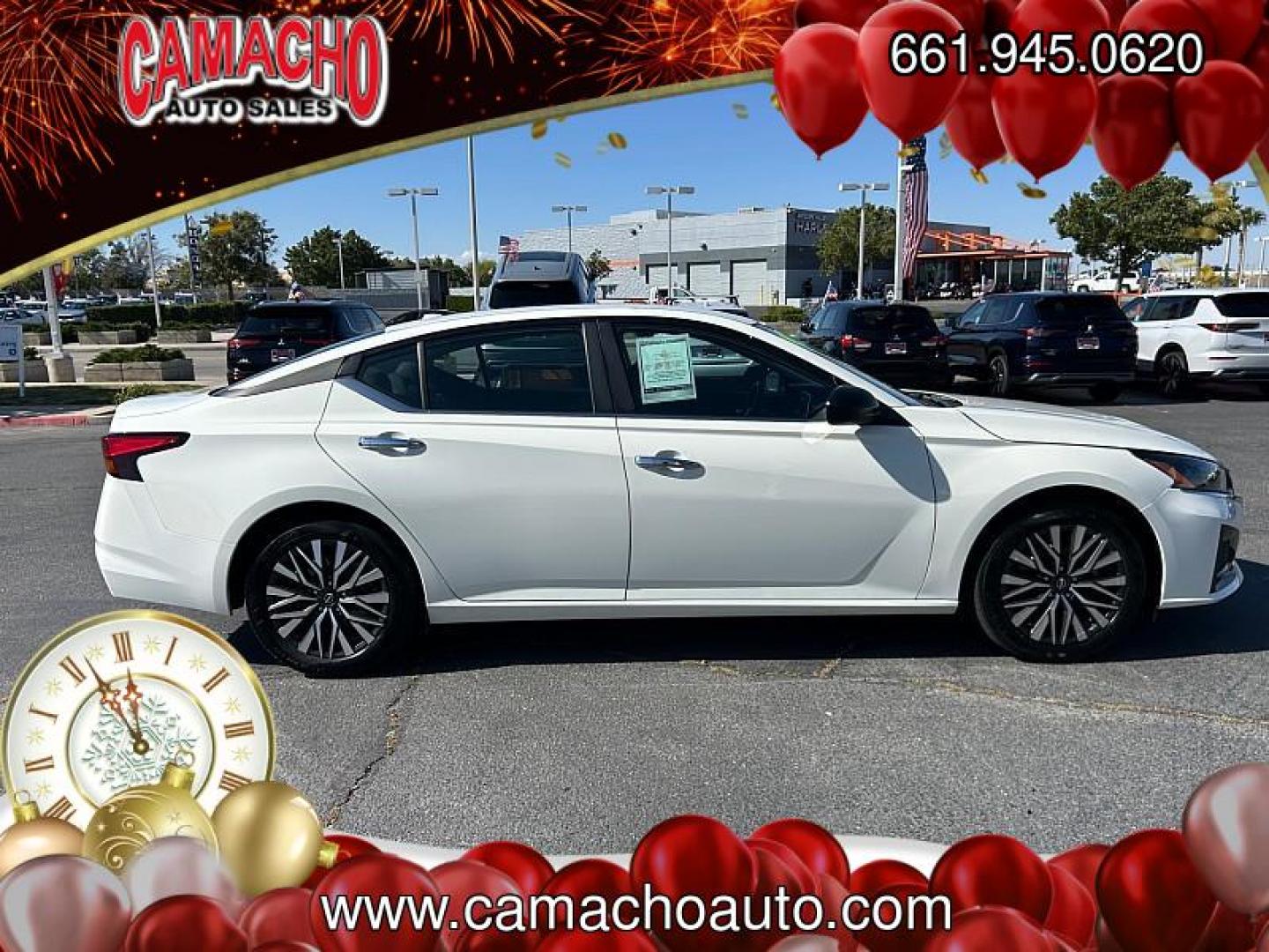2025 WHITE Nissan Altima (1N4BL4DV6SN) with an 4-Cyl 2.5 Liter engine, Automatic CVT transmission, located at 412 Auto Vista Drive, Palmdale, CA, 93551, (661) 945-0620, 34.592636, -118.136681 - Photo#7