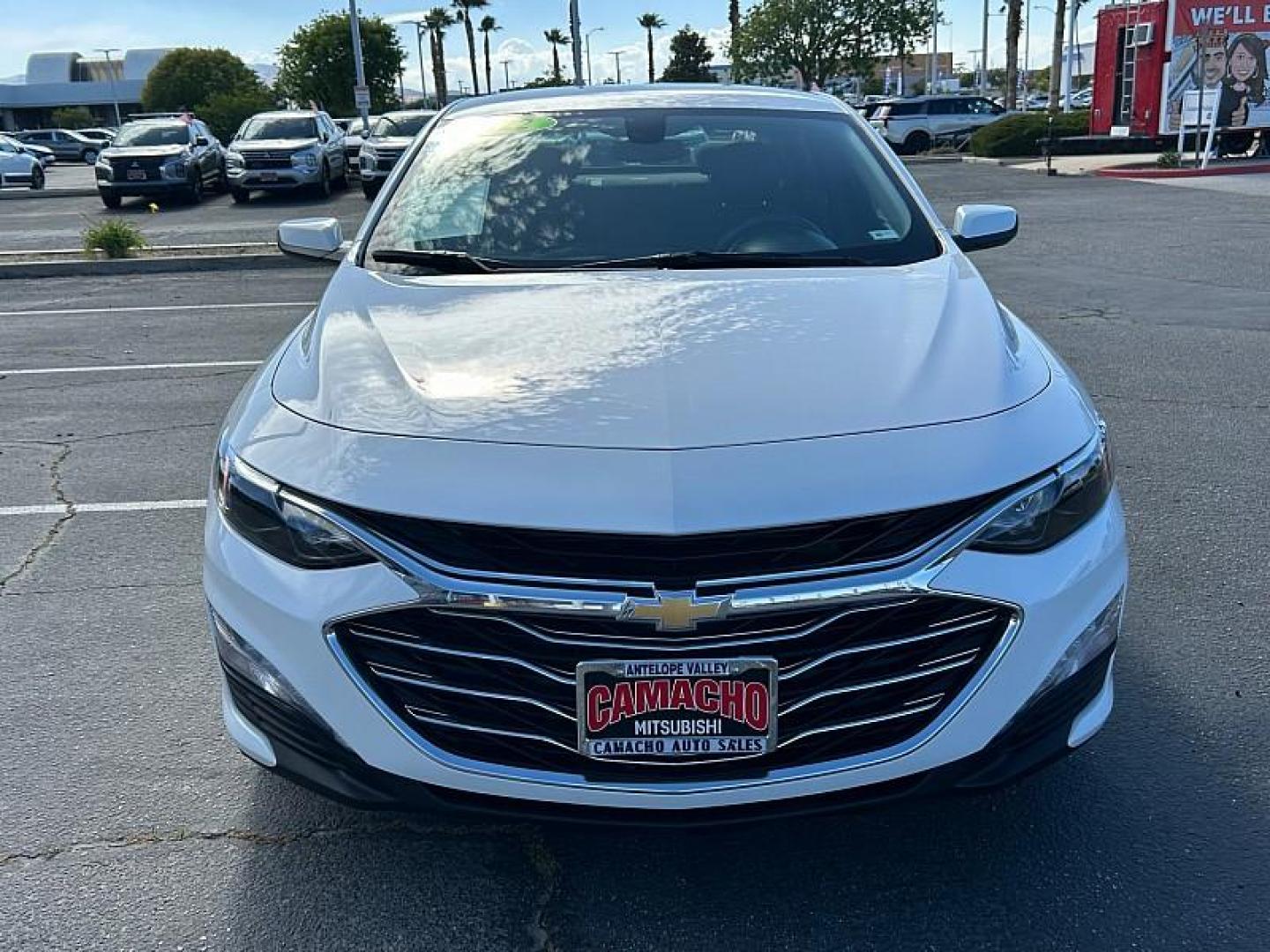 2022 WHITE Chevrolet Malibu (1G1ZD5ST9NF) with an 4-Cyl Turbo 1.5 Liter engine, Automatic CVT transmission, located at 412 Auto Vista Drive, Palmdale, CA, 93551, (661) 945-0620, 34.592636, -118.136681 - Photo#1