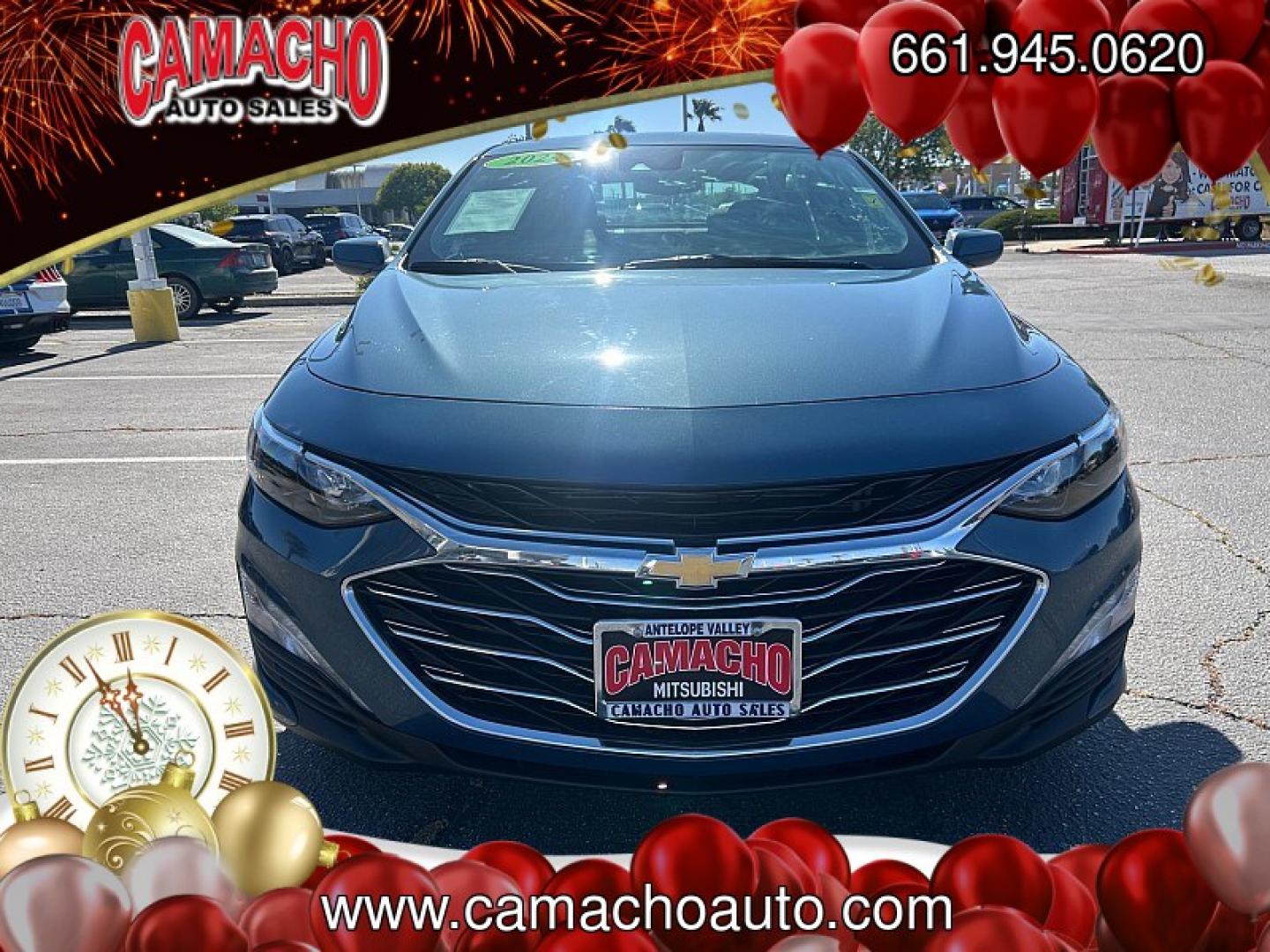 2024 BLUE Chevrolet Malibu (1G1ZD5ST1RF) with an 4-Cyl Turbo 1.5 Liter engine, Automatic CVT transmission, located at 412 Auto Vista Drive, Palmdale, CA, 93551, (661) 945-0620, 34.592636, -118.136681- Photo#1