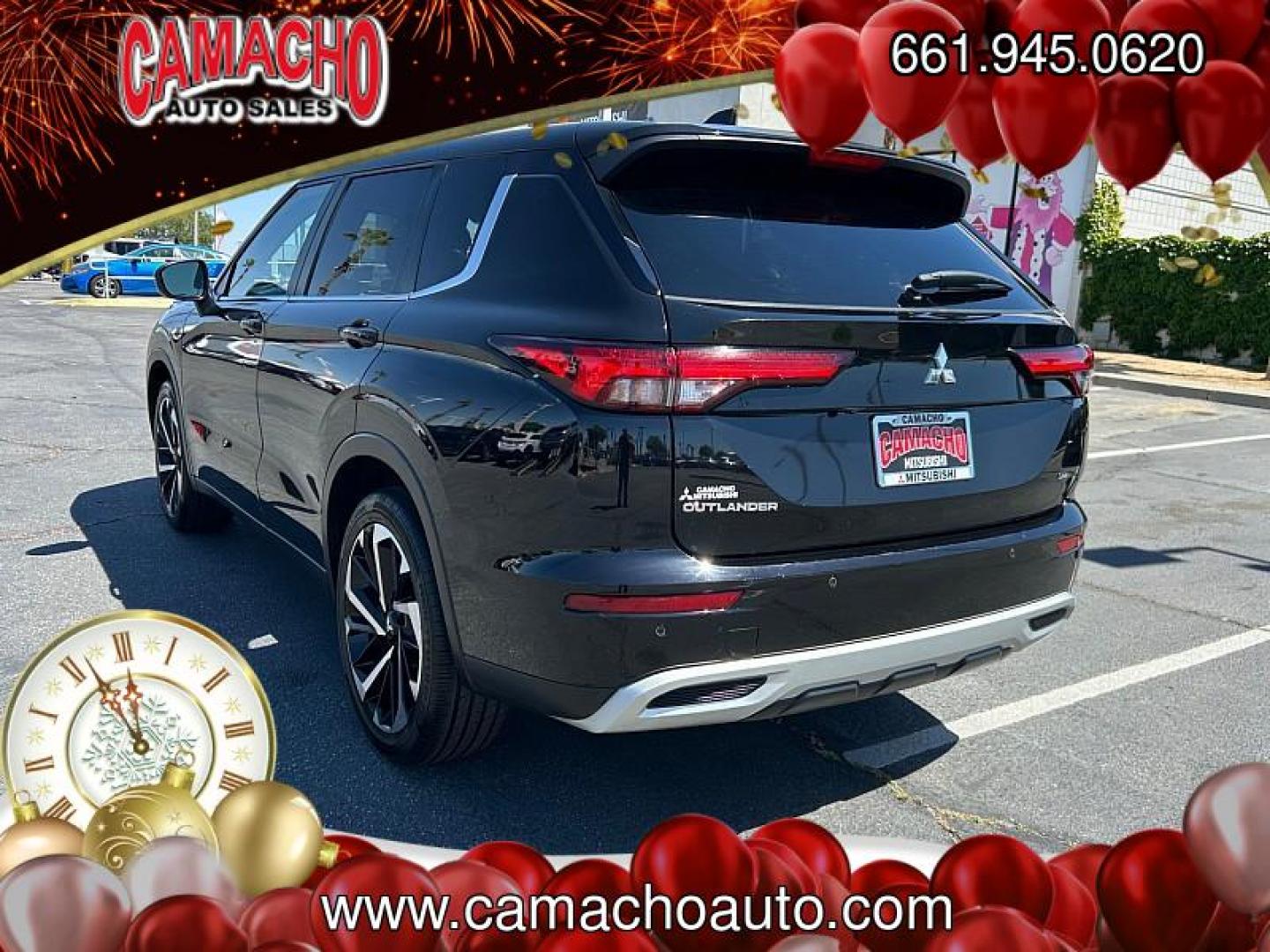 2024 BLACK Mitsubishi Outlander (JA4J3VA85RZ) with an 4-Cyl 2.5 Liter engine, Automatic CVT transmission, located at 412 Auto Vista Drive, Palmdale, CA, 93551, (661) 945-0620, 34.592636, -118.136681 - Photo#5
