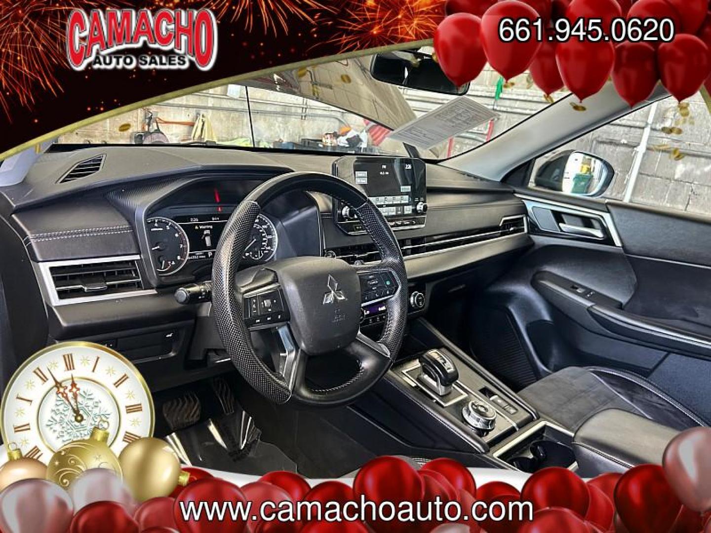 2024 BLACK Mitsubishi Outlander (JA4J3VA85RZ) with an 4-Cyl 2.5 Liter engine, Automatic CVT transmission, located at 412 Auto Vista Drive, Palmdale, CA, 93551, (661) 945-0620, 34.592636, -118.136681 - Photo#17