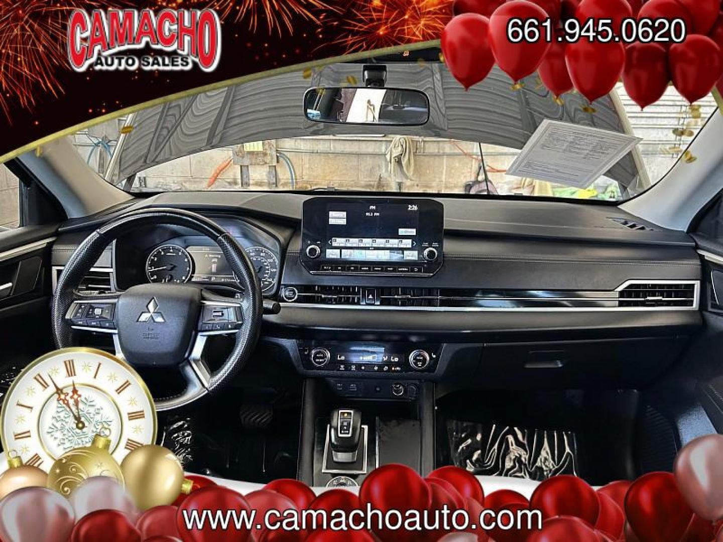 2024 BLACK Mitsubishi Outlander (JA4J3VA85RZ) with an 4-Cyl 2.5 Liter engine, Automatic CVT transmission, located at 412 Auto Vista Drive, Palmdale, CA, 93551, (661) 945-0620, 34.592636, -118.136681 - Photo#18