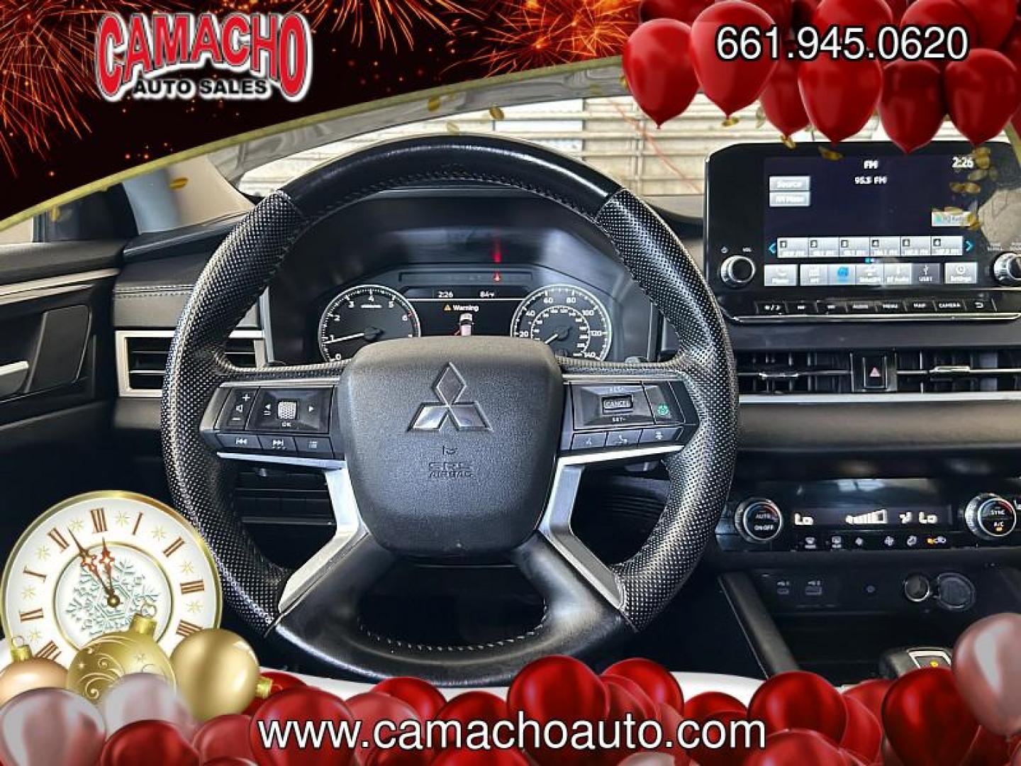 2024 BLACK Mitsubishi Outlander (JA4J3VA85RZ) with an 4-Cyl 2.5 Liter engine, Automatic CVT transmission, located at 412 Auto Vista Drive, Palmdale, CA, 93551, (661) 945-0620, 34.592636, -118.136681 - Photo#19