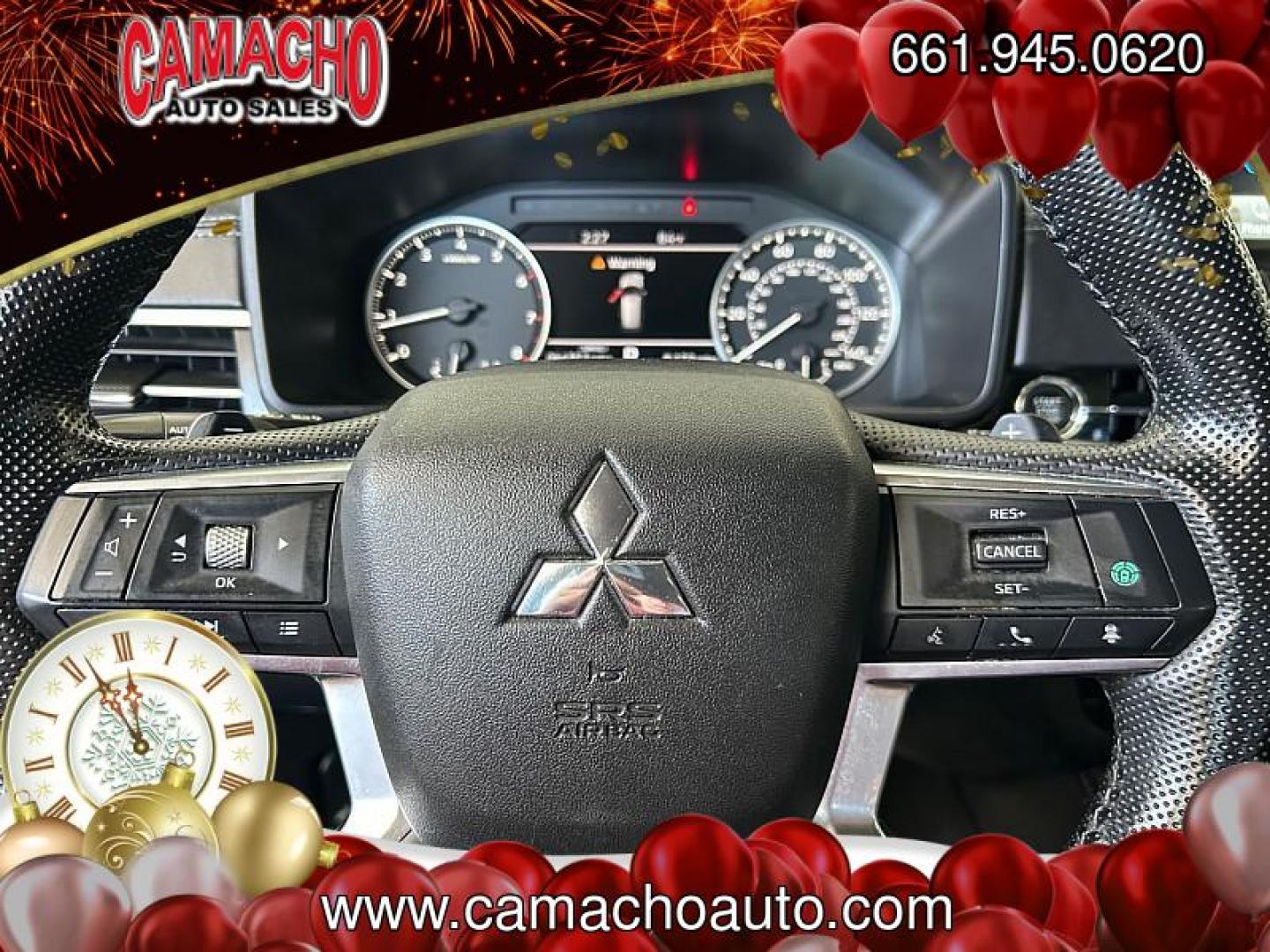 2024 BLACK Mitsubishi Outlander (JA4J3VA85RZ) with an 4-Cyl 2.5 Liter engine, Automatic CVT transmission, located at 412 Auto Vista Drive, Palmdale, CA, 93551, (661) 945-0620, 34.592636, -118.136681 - Photo#21