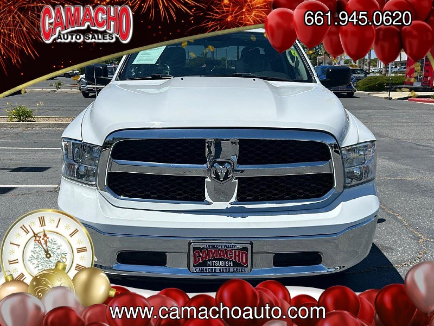 2024 WHITE Ram 1500 Classic 4WD (1C6RR7GG5RS) with an 6-Cyl 3.6 Liter engine, Automatic 8-Spd transmission, located at 412 Auto Vista Drive, Palmdale, CA, 93551, (661) 945-0620, 34.592636, -118.136681 - Photo#1