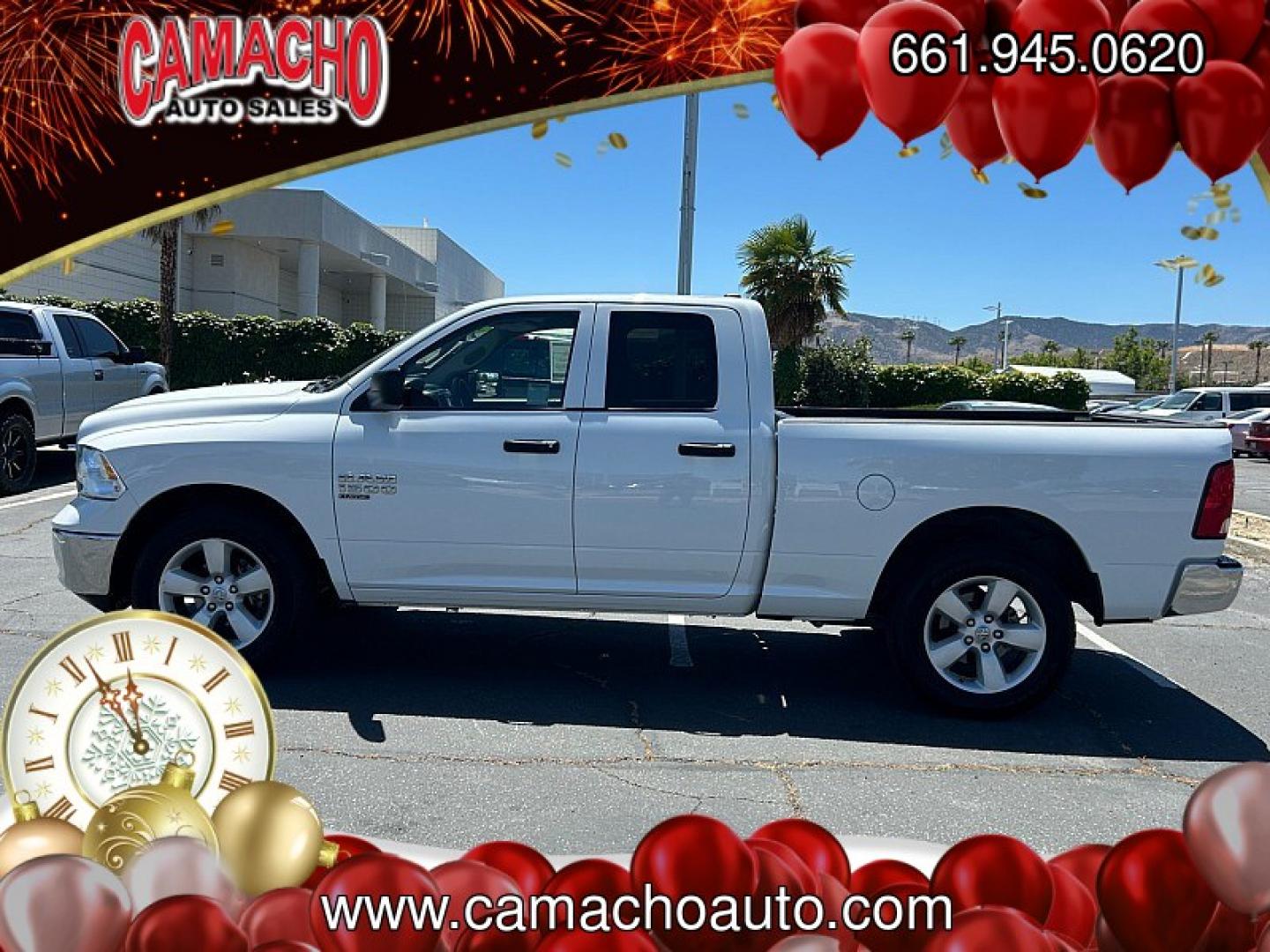 2024 WHITE Ram 1500 Classic 4WD (1C6RR7GG5RS) with an 6-Cyl 3.6 Liter engine, Automatic 8-Spd transmission, located at 412 Auto Vista Drive, Palmdale, CA, 93551, (661) 945-0620, 34.592636, -118.136681 - Photo#3