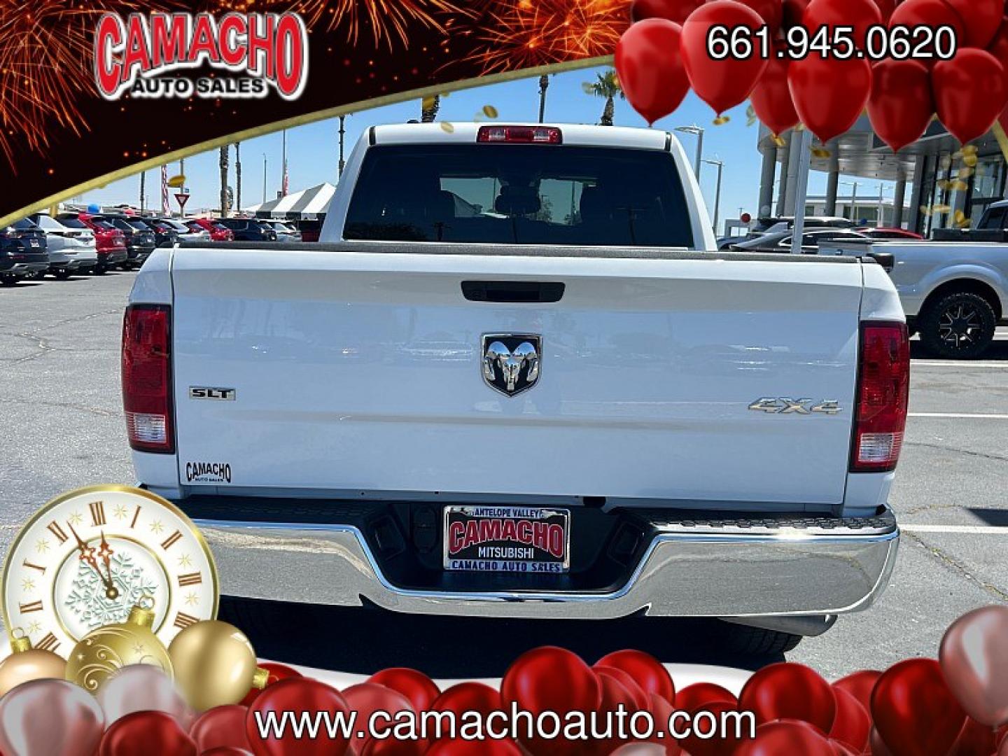 2024 WHITE Ram 1500 Classic 4WD (1C6RR7GG5RS) with an 6-Cyl 3.6 Liter engine, Automatic 8-Spd transmission, located at 412 Auto Vista Drive, Palmdale, CA, 93551, (661) 945-0620, 34.592636, -118.136681 - Photo#5