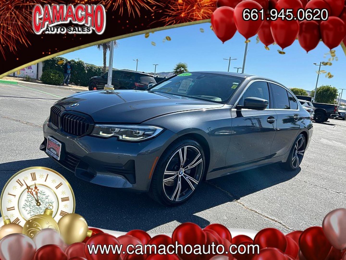 2020 GRAY BMW 3 Series (WBA5R1C04LF) with an 4-Cyl Turbo 2.0 Liter engine, Automatic 8-Spd Sport w/Sport transmission, located at 412 Auto Vista Drive, Palmdale, CA, 93551, (661) 945-0620, 34.592636, -118.136681- Photo#2