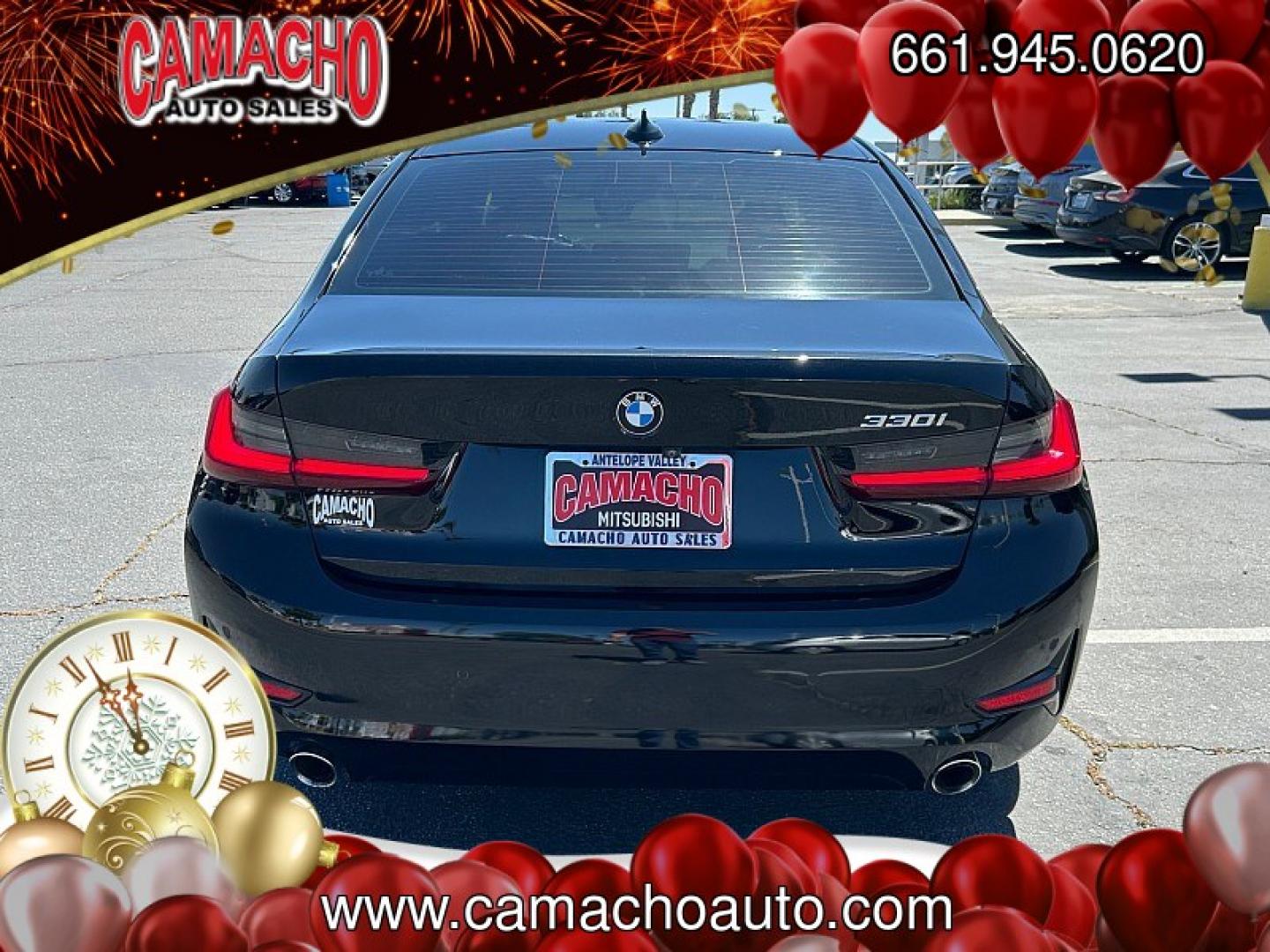 2022 BLACK BMW 3 Series (3MW5R1J06N8) with an 4-Cyl Turbo 2.0 Liter engine, Automatic 8-Spd Sport w/Sport transmission, located at 412 Auto Vista Drive, Palmdale, CA, 93551, (661) 945-0620, 34.592636, -118.136681 - Photo#7