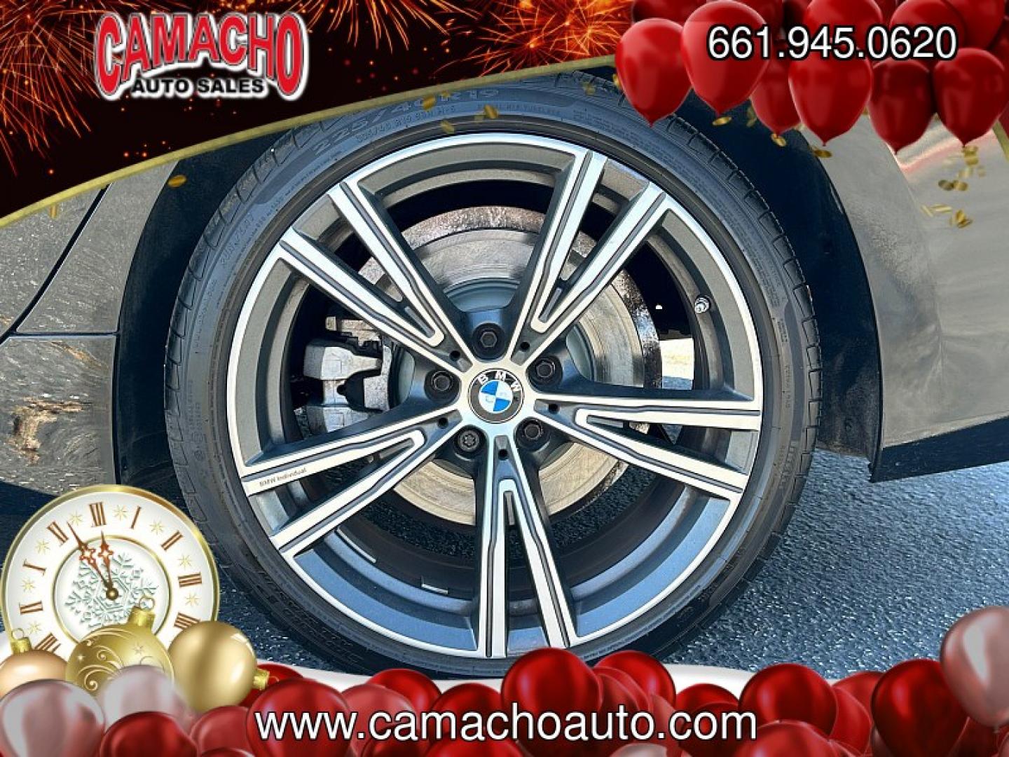 2022 BLACK BMW 3 Series (3MW5R1J06N8) with an 4-Cyl Turbo 2.0 Liter engine, Automatic 8-Spd Sport w/Sport transmission, located at 412 Auto Vista Drive, Palmdale, CA, 93551, (661) 945-0620, 34.592636, -118.136681 - Photo#9