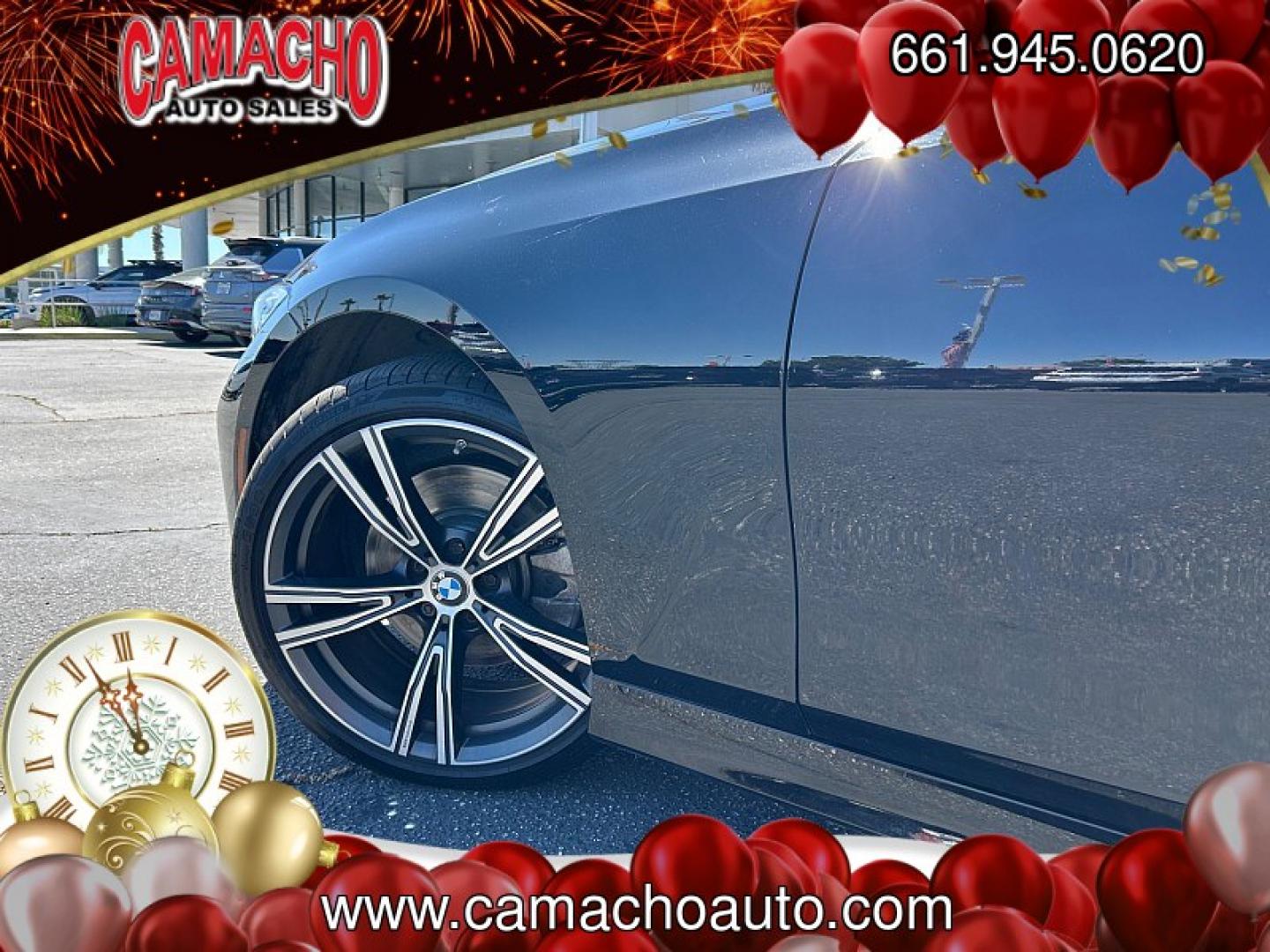 2022 BLACK BMW 3 Series (3MW5R1J06N8) with an 4-Cyl Turbo 2.0 Liter engine, Automatic 8-Spd Sport w/Sport transmission, located at 412 Auto Vista Drive, Palmdale, CA, 93551, (661) 945-0620, 34.592636, -118.136681 - Photo#12