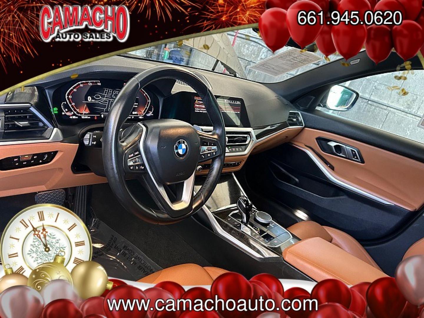 2022 BLACK BMW 3 Series (3MW5R1J06N8) with an 4-Cyl Turbo 2.0 Liter engine, Automatic 8-Spd Sport w/Sport transmission, located at 412 Auto Vista Drive, Palmdale, CA, 93551, (661) 945-0620, 34.592636, -118.136681 - Photo#17