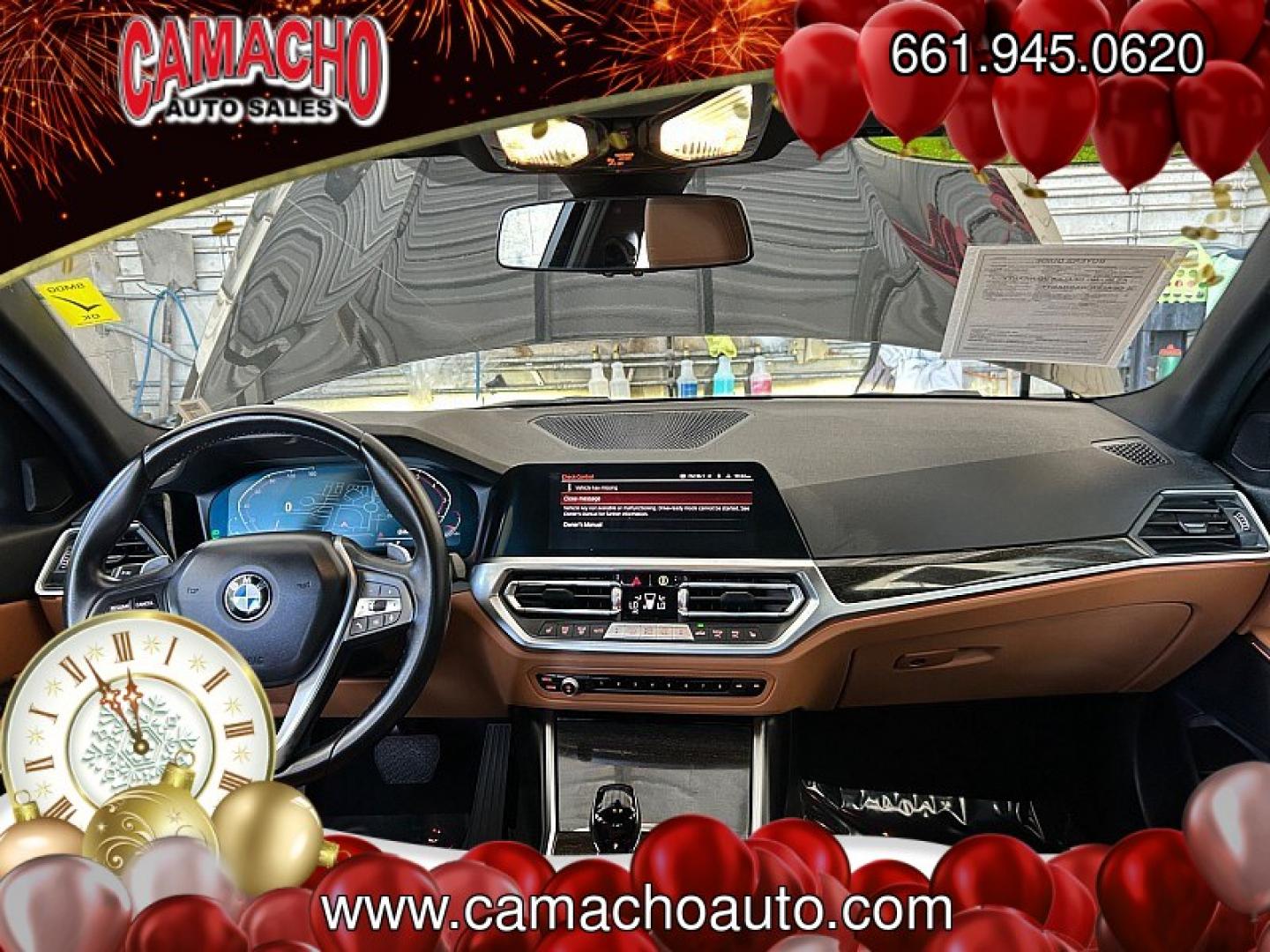 2022 BLACK BMW 3 Series (3MW5R1J06N8) with an 4-Cyl Turbo 2.0 Liter engine, Automatic 8-Spd Sport w/Sport transmission, located at 412 Auto Vista Drive, Palmdale, CA, 93551, (661) 945-0620, 34.592636, -118.136681 - Photo#18