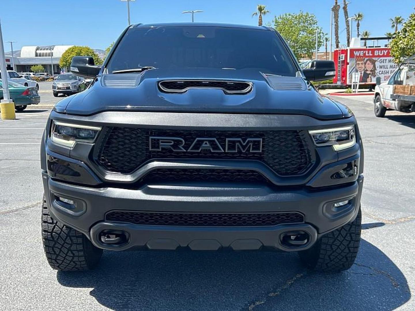 2022 BLACK Ram 1500 4WD (1C6SRFU91NN) with an V8 HEMI 6.2 Liter engine, Automatic 8-Spd transmission, located at 412 Auto Vista Drive, Palmdale, CA, 93551, (661) 945-0620, 34.592636, -118.136681 - Photo#1