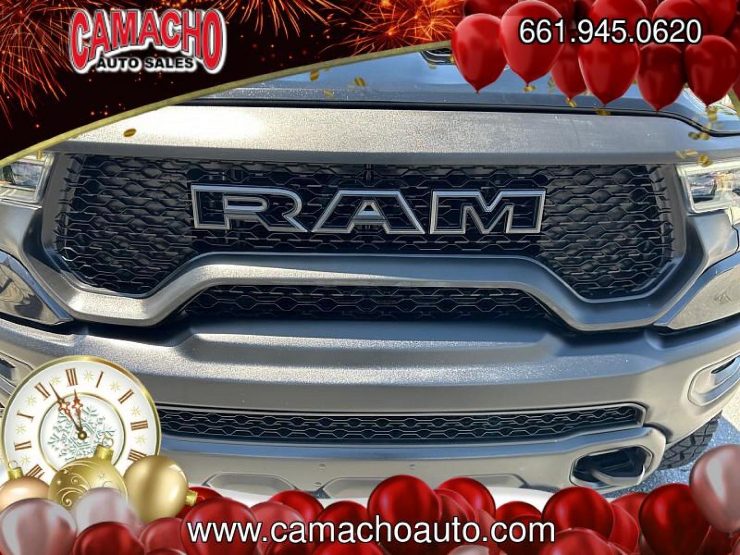 2022 BLACK Ram 1500 4WD (1C6SRFU91NN) with an V8 HEMI 6.2 Liter engine, Automatic 8-Spd transmission, located at 412 Auto Vista Drive, Palmdale, CA, 93551, (661) 945-0620, 34.592636, -118.136681 - Photo#8