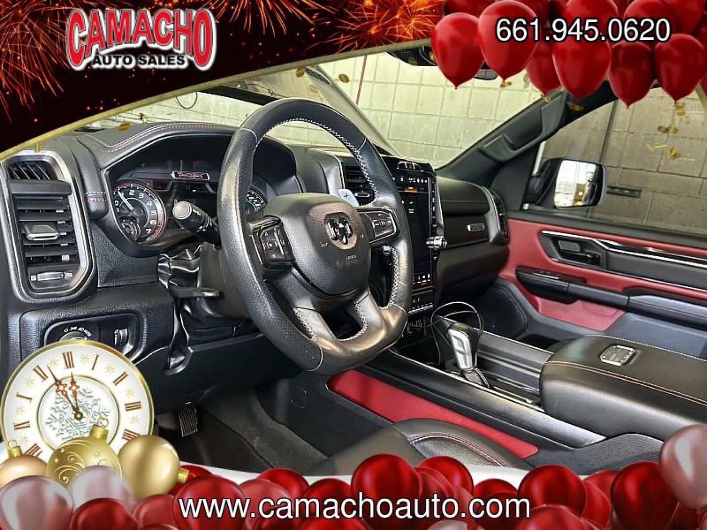 2022 BLACK Ram 1500 4WD (1C6SRFU91NN) with an V8 HEMI 6.2 Liter engine, Automatic 8-Spd transmission, located at 412 Auto Vista Drive, Palmdale, CA, 93551, (661) 945-0620, 34.592636, -118.136681 - Photo#19