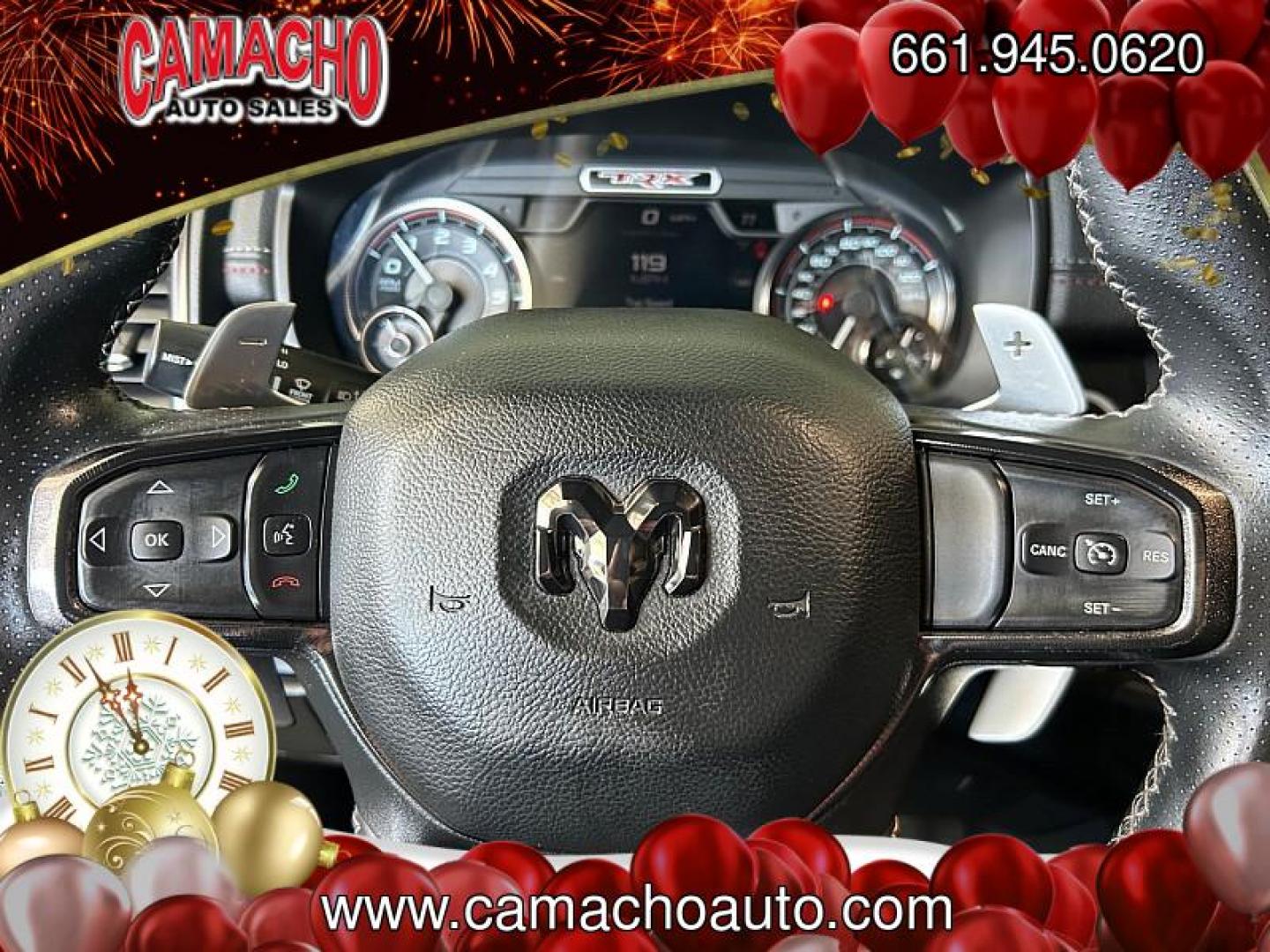 2022 BLACK Ram 1500 4WD (1C6SRFU91NN) with an V8 HEMI 6.2 Liter engine, Automatic 8-Spd transmission, located at 412 Auto Vista Drive, Palmdale, CA, 93551, (661) 945-0620, 34.592636, -118.136681 - Photo#21