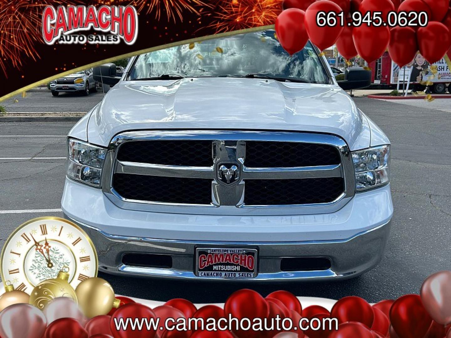 2024 WHITE Ram 1500 Classic 2WD (1C6RR6GG2RS) with an 6-Cyl 3.6 Liter engine, Automatic 8-Spd transmission, located at 412 Auto Vista Drive, Palmdale, CA, 93551, (661) 945-0620, 34.592636, -118.136681- Photo#1