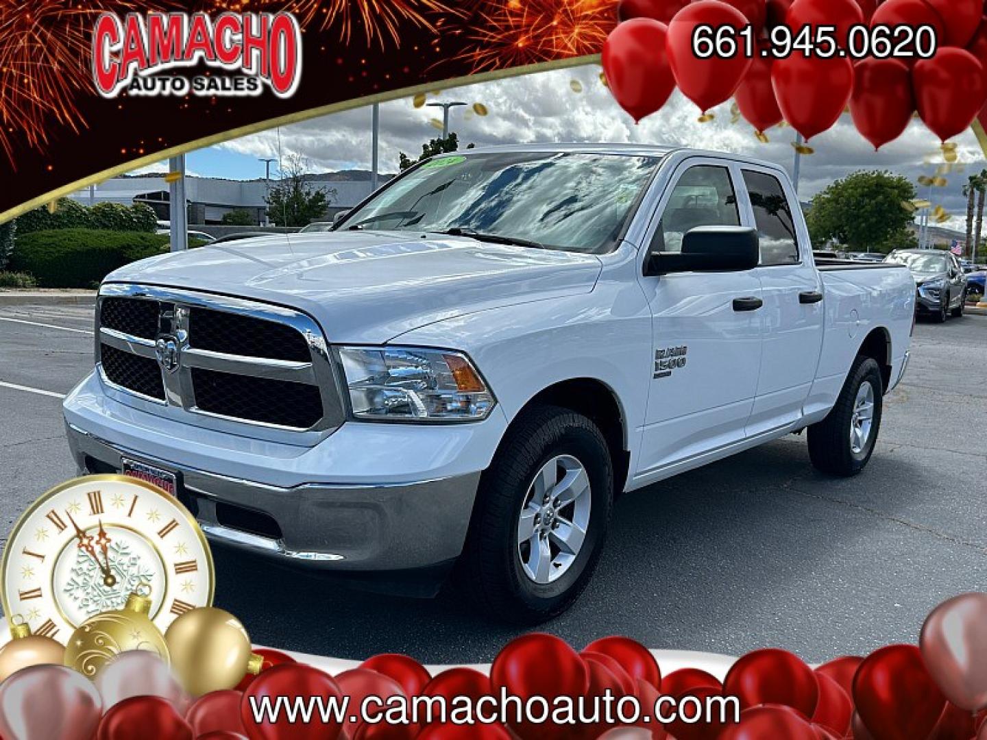 2024 WHITE Ram 1500 Classic 2WD (1C6RR6GG2RS) with an 6-Cyl 3.6 Liter engine, Automatic 8-Spd transmission, located at 412 Auto Vista Drive, Palmdale, CA, 93551, (661) 945-0620, 34.592636, -118.136681- Photo#2