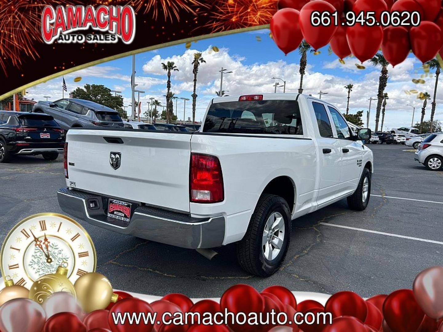 2024 WHITE Ram 1500 Classic 2WD (1C6RR6GG2RS) with an 6-Cyl 3.6 Liter engine, Automatic 8-Spd transmission, located at 412 Auto Vista Drive, Palmdale, CA, 93551, (661) 945-0620, 34.592636, -118.136681- Photo#6