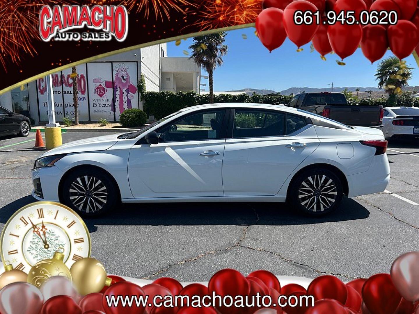 2025 WHITE Nissan Altima (1N4BL4DV0SN) with an 4-Cyl 2.5 Liter engine, Automatic CVT transmission, located at 412 Auto Vista Drive, Palmdale, CA, 93551, (661) 945-0620, 34.592636, -118.136681 - Photo#6