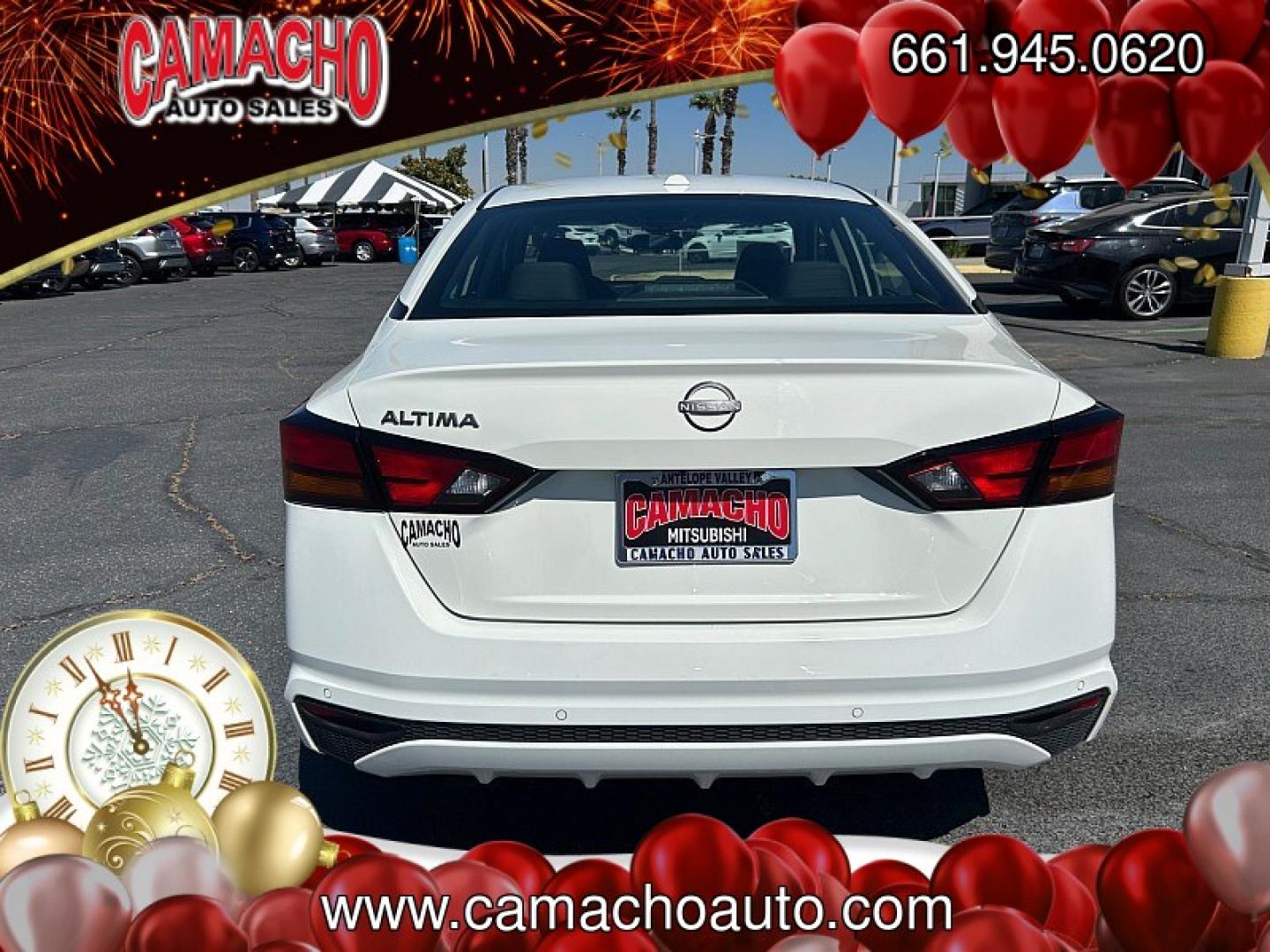 2025 WHITE Nissan Altima (1N4BL4DV0SN) with an 4-Cyl 2.5 Liter engine, Automatic CVT transmission, located at 412 Auto Vista Drive, Palmdale, CA, 93551, (661) 945-0620, 34.592636, -118.136681 - Photo#4