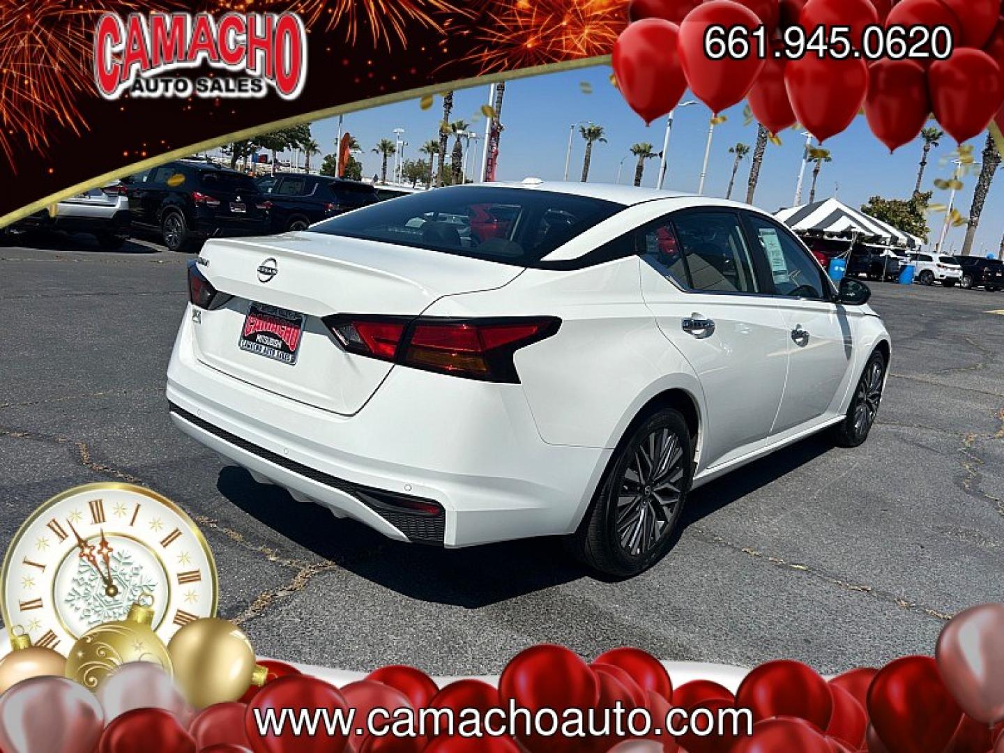 2025 WHITE Nissan Altima (1N4BL4DV0SN) with an 4-Cyl 2.5 Liter engine, Automatic CVT transmission, located at 412 Auto Vista Drive, Palmdale, CA, 93551, (661) 945-0620, 34.592636, -118.136681 - Photo#3