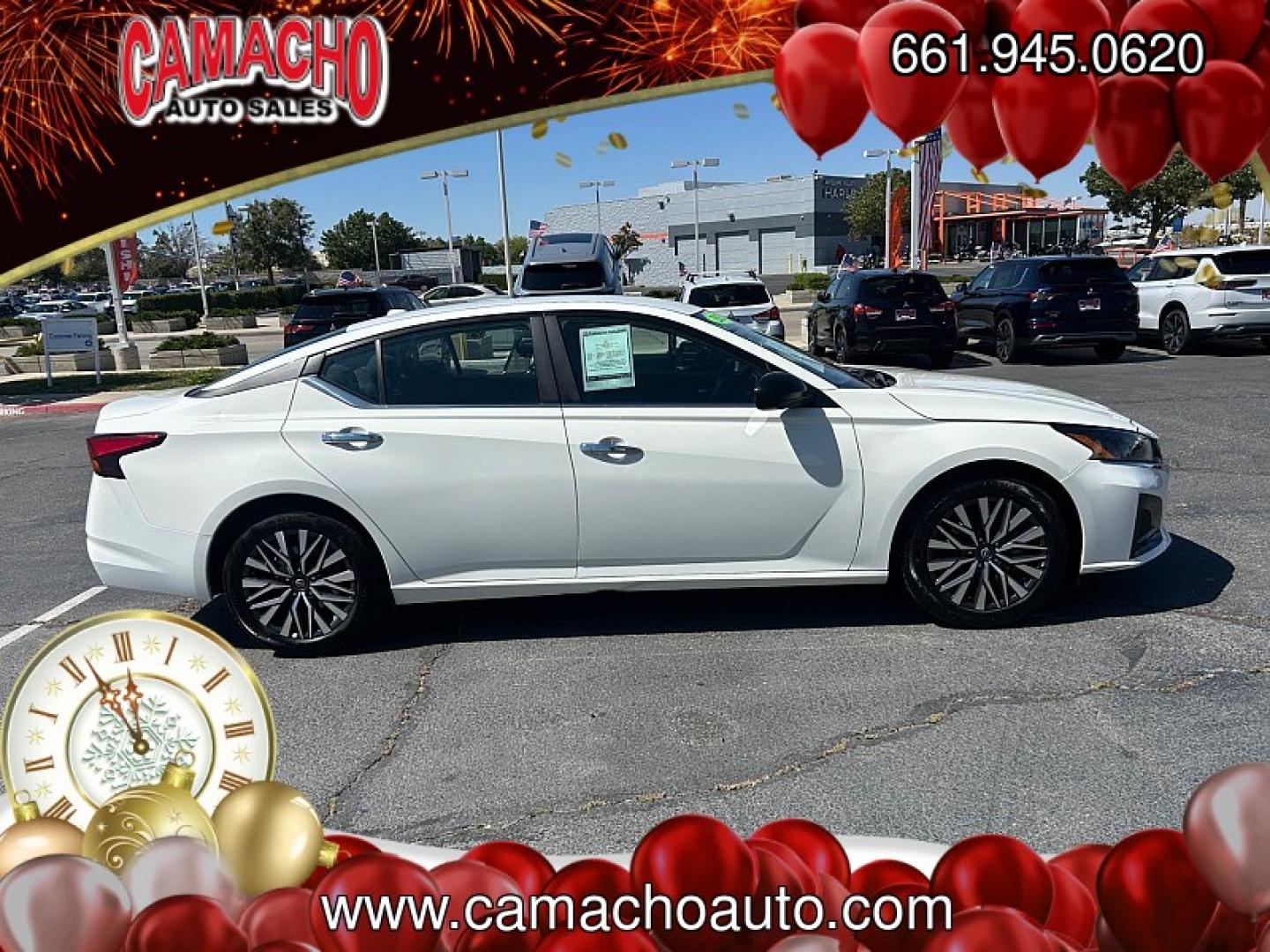 2025 WHITE Nissan Altima (1N4BL4DV0SN) with an 4-Cyl 2.5 Liter engine, Automatic CVT transmission, located at 412 Auto Vista Drive, Palmdale, CA, 93551, (661) 945-0620, 34.592636, -118.136681 - Photo#2