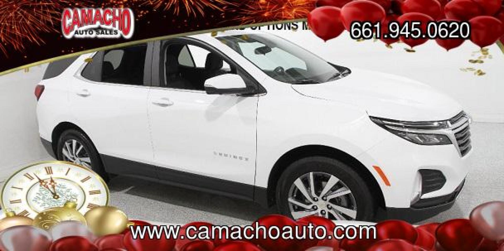 2024 WHITE Chevrolet Equinox (3GNAXKEG3RL) with an 4-Cyl Turbo 1.5 Liter engine, Automatic 6-Spd w/Overdrive transmission, located at 412 Auto Vista Drive, Palmdale, CA, 93551, (661) 945-0620, 34.592636, -118.136681 - Photo#0