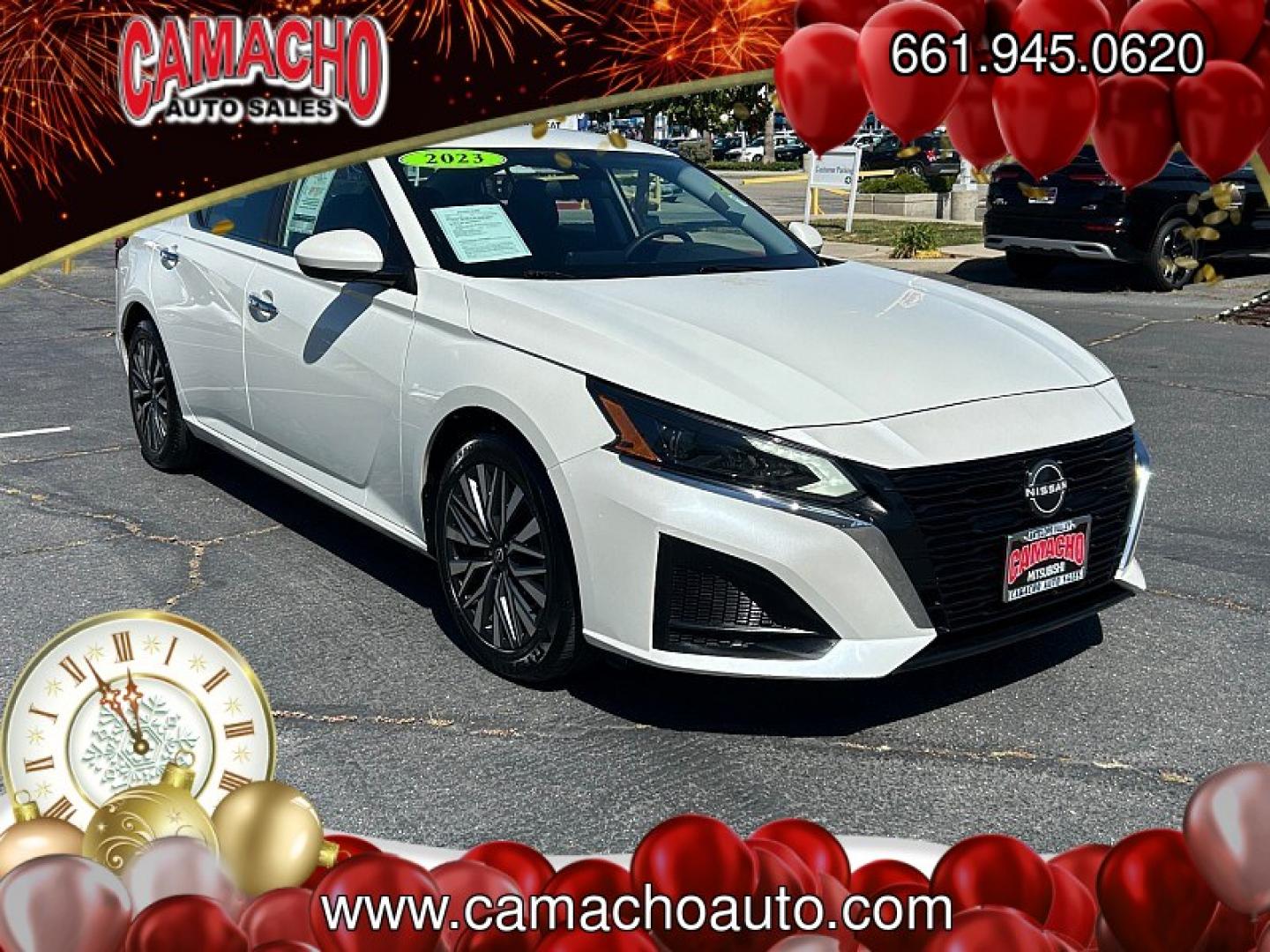 2023 WHITE Nissan Altima (1N4BL4DV7PN) with an 4-Cyl 2.5 Liter engine, Automatic Xtronic CVT transmission, located at 412 Auto Vista Drive, Palmdale, CA, 93551, (661) 945-0620, 34.592636, -118.136681 - Photo#0