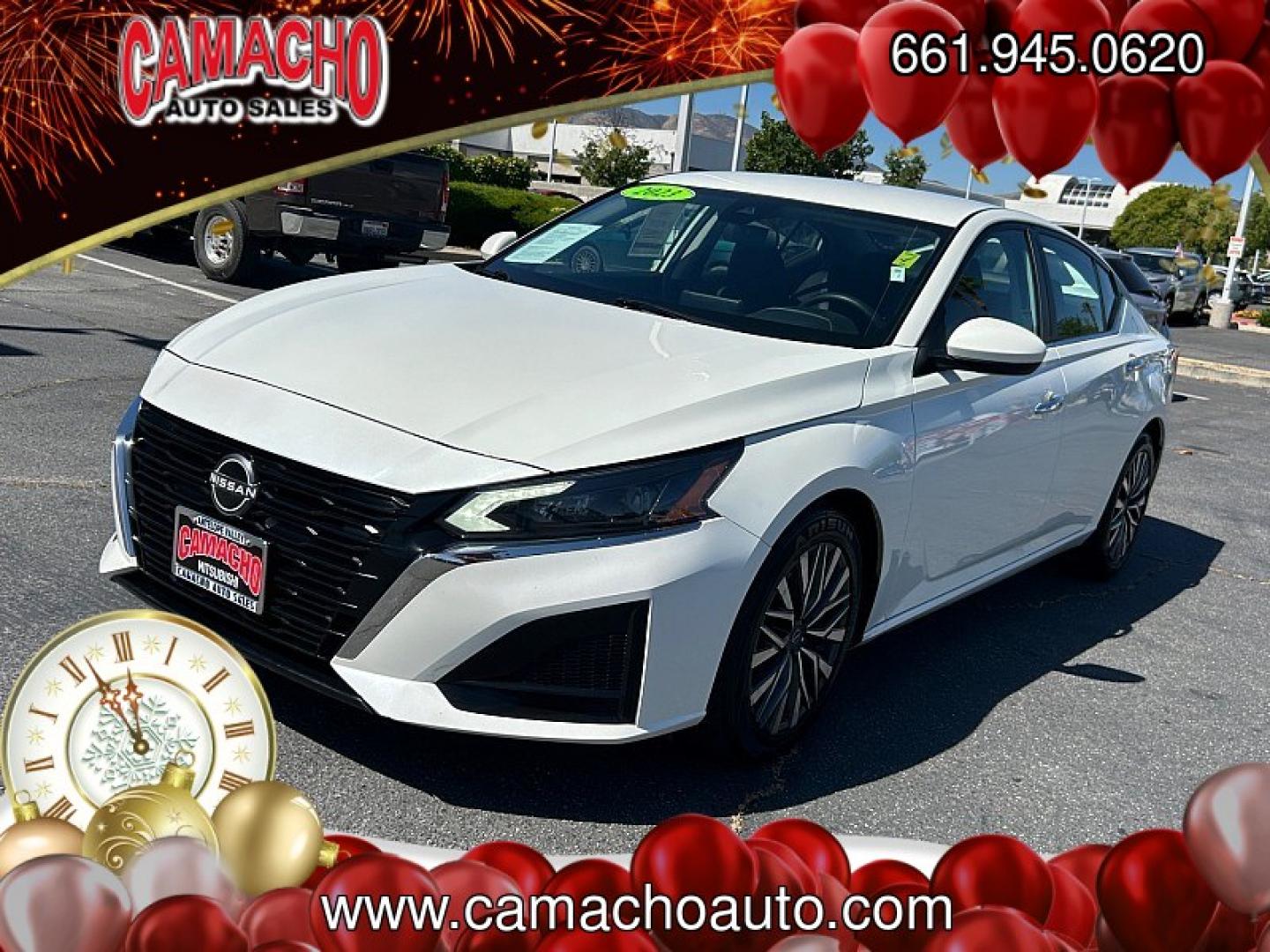 2023 WHITE Nissan Altima (1N4BL4DV7PN) with an 4-Cyl 2.5 Liter engine, Automatic Xtronic CVT transmission, located at 412 Auto Vista Drive, Palmdale, CA, 93551, (661) 945-0620, 34.592636, -118.136681 - Photo#1