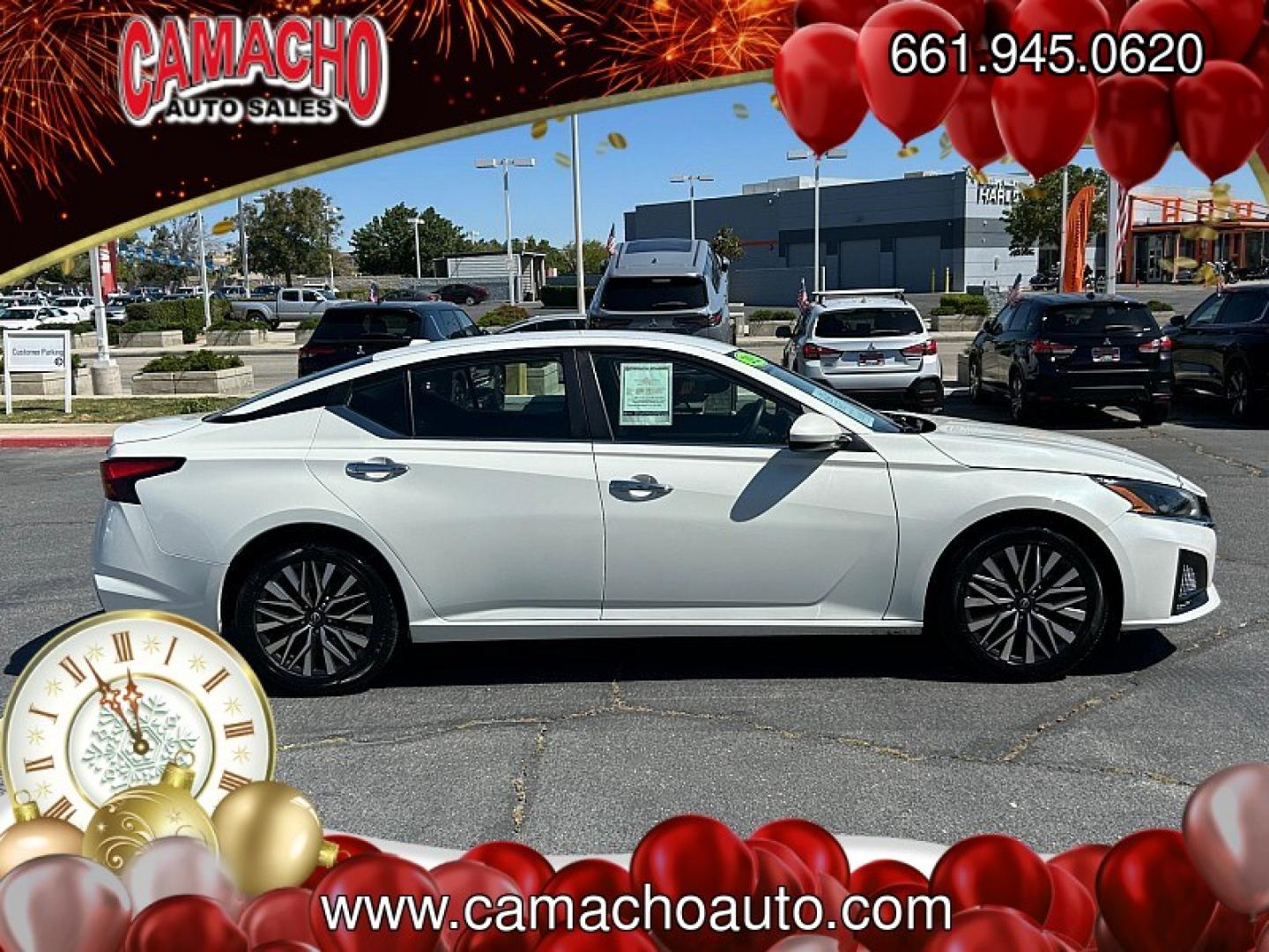 2023 WHITE Nissan Altima (1N4BL4DV7PN) with an 4-Cyl 2.5 Liter engine, Automatic Xtronic CVT transmission, located at 412 Auto Vista Drive, Palmdale, CA, 93551, (661) 945-0620, 34.592636, -118.136681 - Photo#2