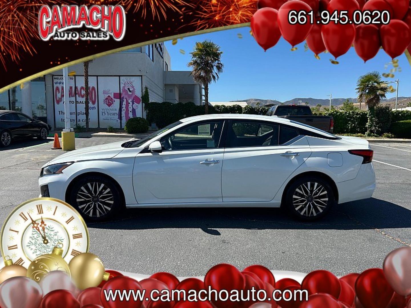 2023 WHITE Nissan Altima (1N4BL4DV7PN) with an 4-Cyl 2.5 Liter engine, Automatic Xtronic CVT transmission, located at 412 Auto Vista Drive, Palmdale, CA, 93551, (661) 945-0620, 34.592636, -118.136681 - Photo#6