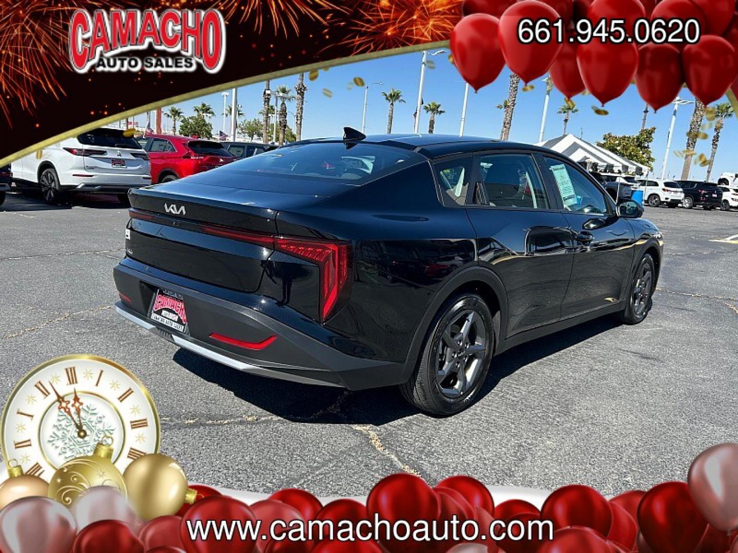 2025 black Kia K4 (3KPFT4DEXSE) with an 4-Cyl 2.0 Liter engine, Automatic IVT transmission, located at 412 Auto Vista Drive, Palmdale, CA, 93551, (661) 945-0620, 34.592636, -118.136681- Photo#8