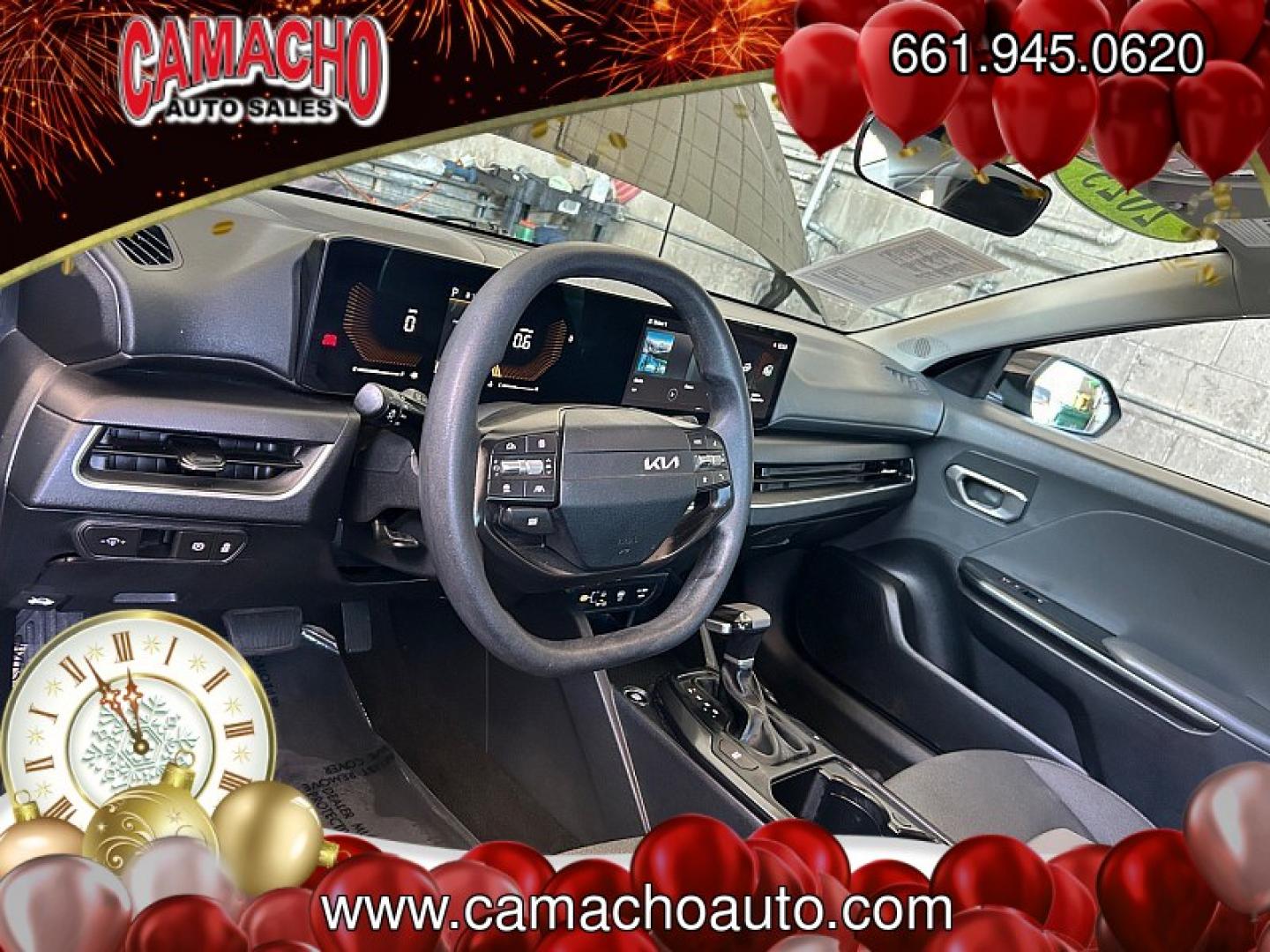 2025 black Kia K4 (3KPFT4DEXSE) with an 4-Cyl 2.0 Liter engine, Automatic IVT transmission, located at 412 Auto Vista Drive, Palmdale, CA, 93551, (661) 945-0620, 34.592636, -118.136681- Photo#17