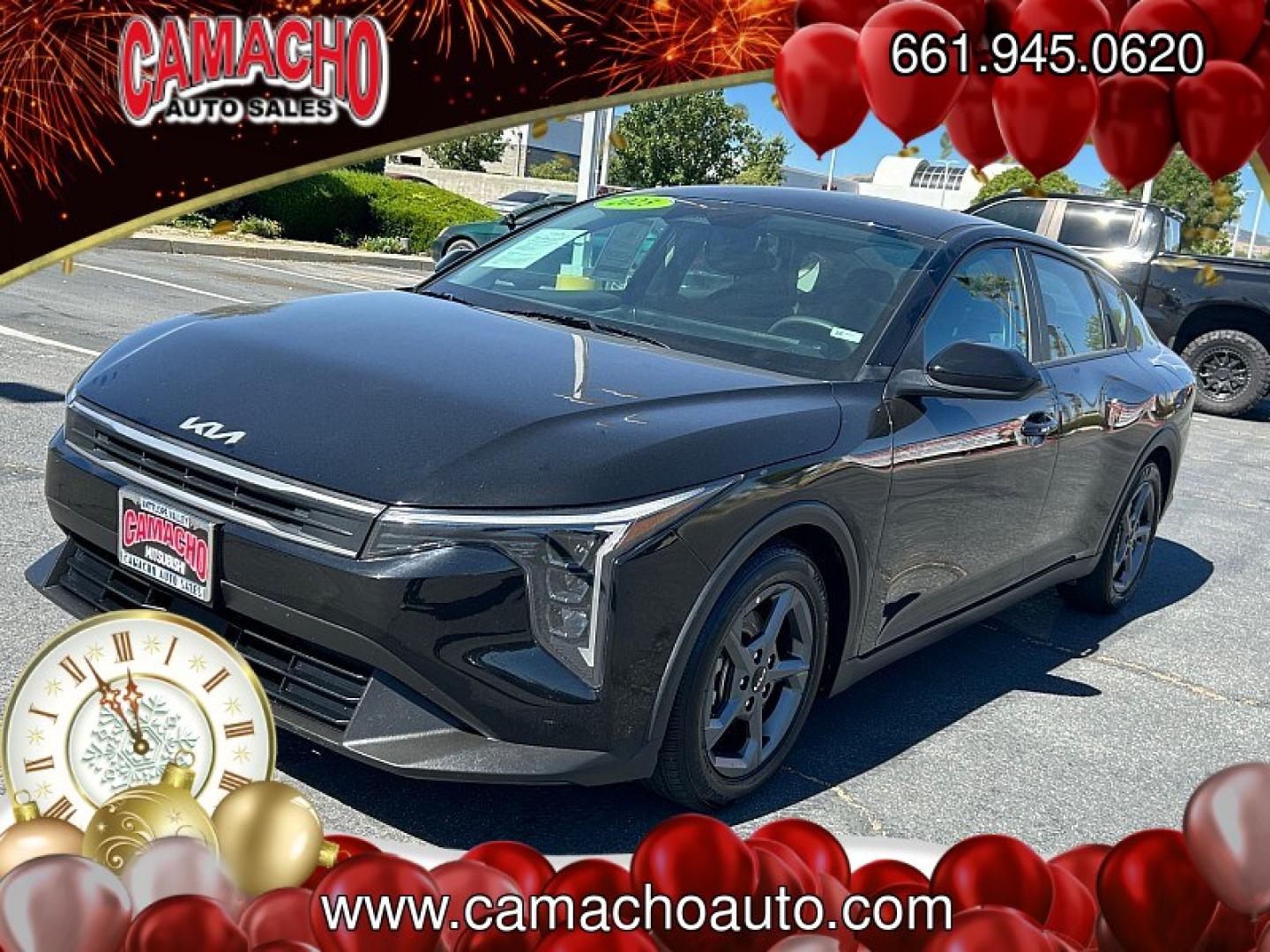 2025 BLACK Kia K4 (3KPFT4DE6SE) with an 4-Cyl 2.0 Liter engine, Automatic IVT transmission, located at 412 Auto Vista Drive, Palmdale, CA, 93551, (661) 945-0620, 34.592636, -118.136681- Photo#6