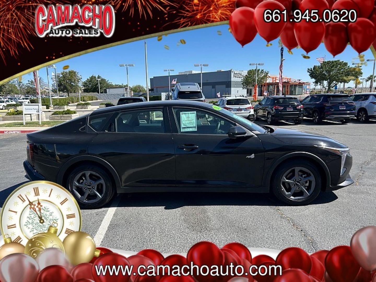 2025 BLACK Kia K4 (3KPFT4DE6SE) with an 4-Cyl 2.0 Liter engine, Automatic IVT transmission, located at 412 Auto Vista Drive, Palmdale, CA, 93551, (661) 945-0620, 34.592636, -118.136681- Photo#7