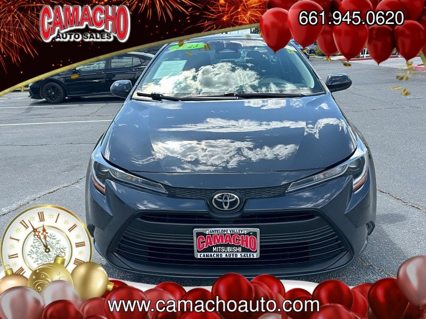 2023 BLACK Toyota Corolla (5YFB4MDE7PP) with an 4-Cyl 2.0 Liter engine, Automatic CVT transmission, located at 412 Auto Vista Drive, Palmdale, CA, 93551, (661) 945-0620, 34.592636, -118.136681- Photo#1