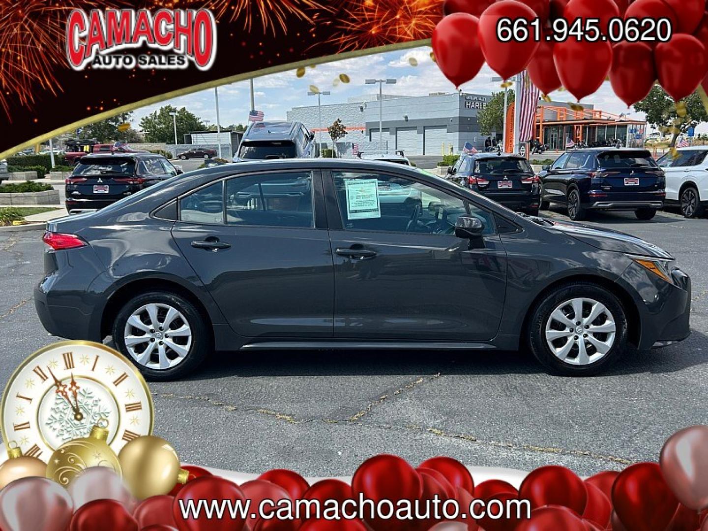 2023 BLACK Toyota Corolla (5YFB4MDE7PP) with an 4-Cyl 2.0 Liter engine, Automatic CVT transmission, located at 412 Auto Vista Drive, Palmdale, CA, 93551, (661) 945-0620, 34.592636, -118.136681- Photo#3