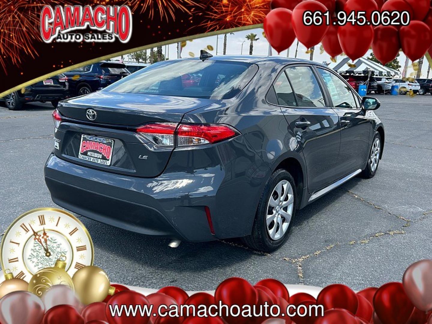 2023 BLACK Toyota Corolla (5YFB4MDE7PP) with an 4-Cyl 2.0 Liter engine, Automatic CVT transmission, located at 412 Auto Vista Drive, Palmdale, CA, 93551, (661) 945-0620, 34.592636, -118.136681- Photo#4