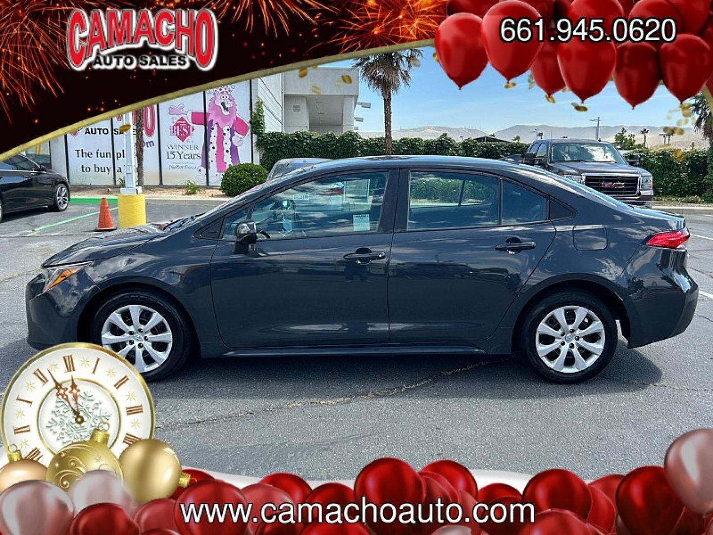 2023 BLACK Toyota Corolla (5YFB4MDE7PP) with an 4-Cyl 2.0 Liter engine, Automatic CVT transmission, located at 412 Auto Vista Drive, Palmdale, CA, 93551, (661) 945-0620, 34.592636, -118.136681- Photo#7