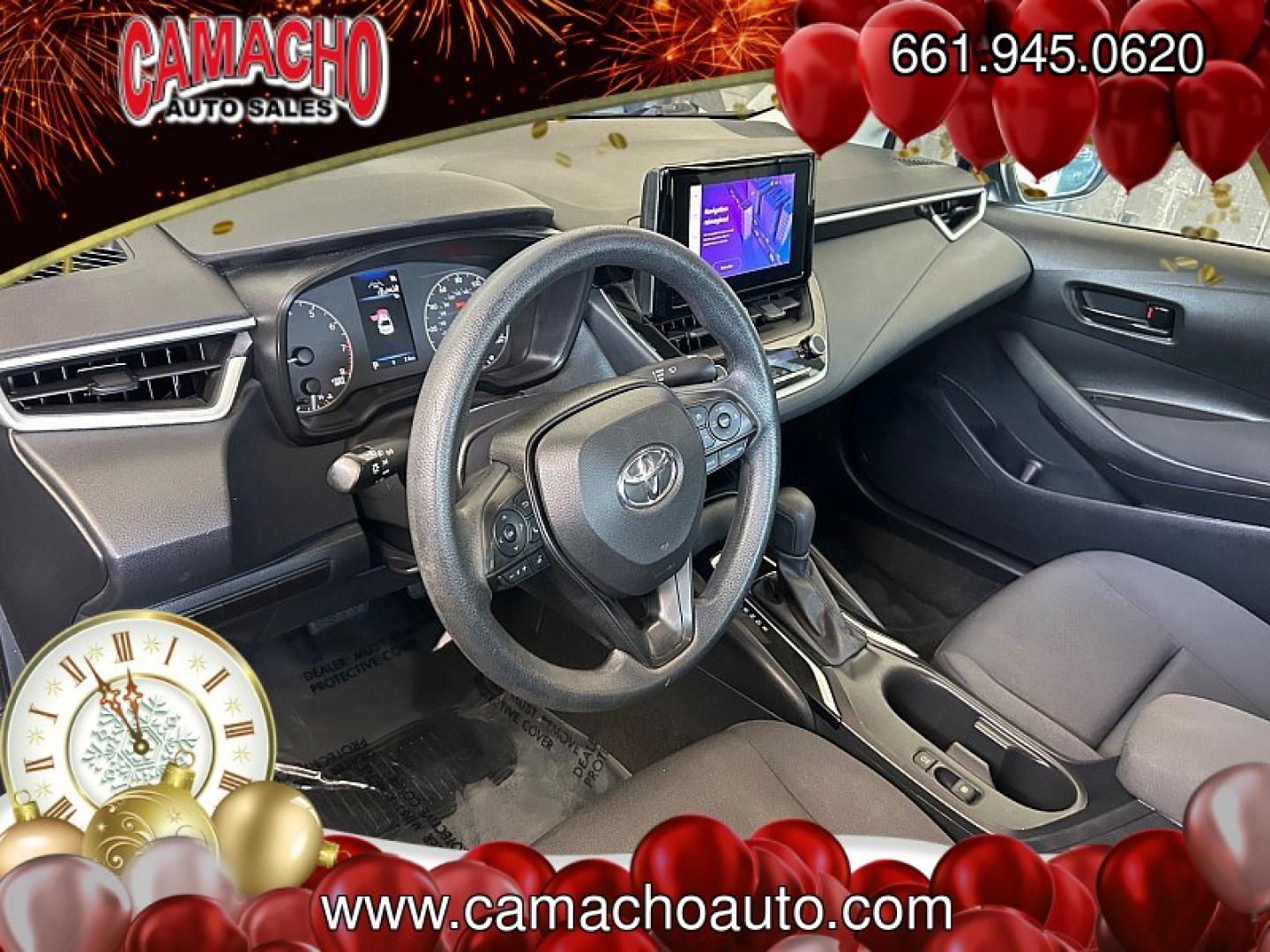 2023 BLACK Toyota Corolla (5YFB4MDE7PP) with an 4-Cyl 2.0 Liter engine, Automatic CVT transmission, located at 412 Auto Vista Drive, Palmdale, CA, 93551, (661) 945-0620, 34.592636, -118.136681- Photo#17