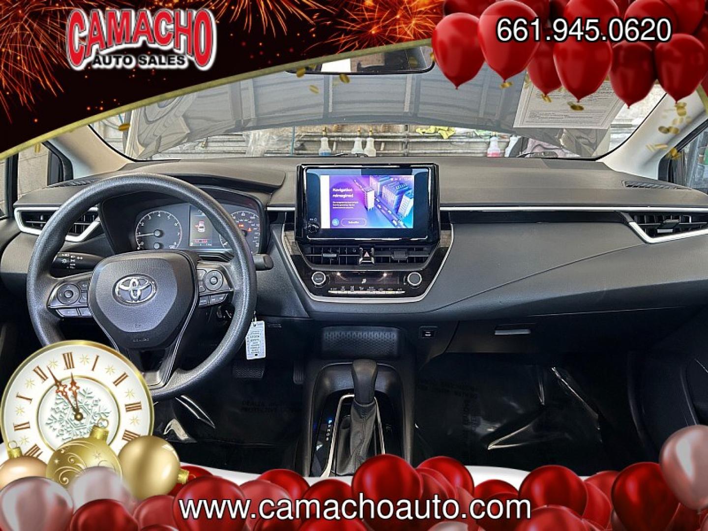 2023 BLACK Toyota Corolla (5YFB4MDE7PP) with an 4-Cyl 2.0 Liter engine, Automatic CVT transmission, located at 412 Auto Vista Drive, Palmdale, CA, 93551, (661) 945-0620, 34.592636, -118.136681- Photo#18