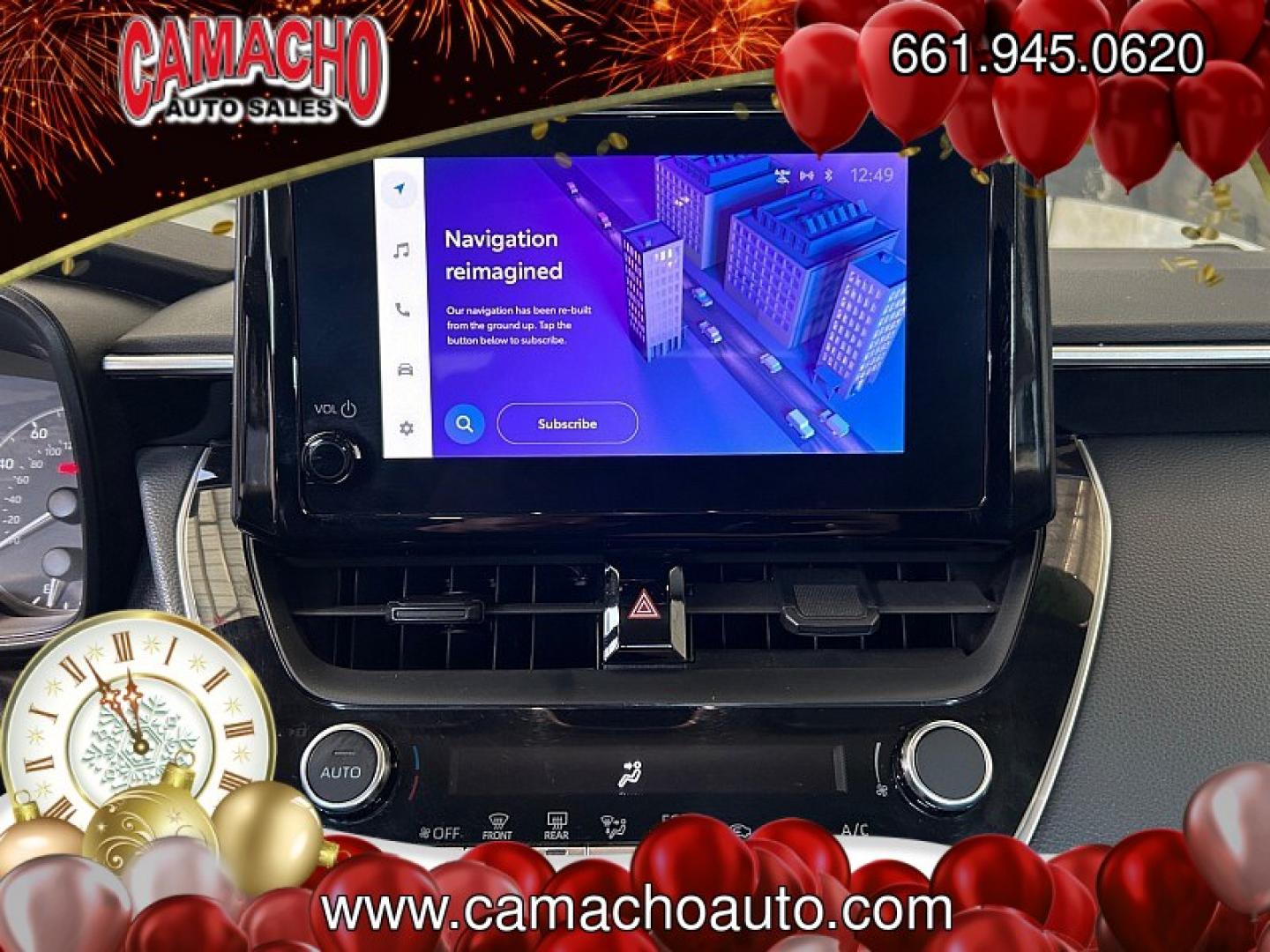 2023 BLACK Toyota Corolla (5YFB4MDE7PP) with an 4-Cyl 2.0 Liter engine, Automatic CVT transmission, located at 412 Auto Vista Drive, Palmdale, CA, 93551, (661) 945-0620, 34.592636, -118.136681- Photo#19